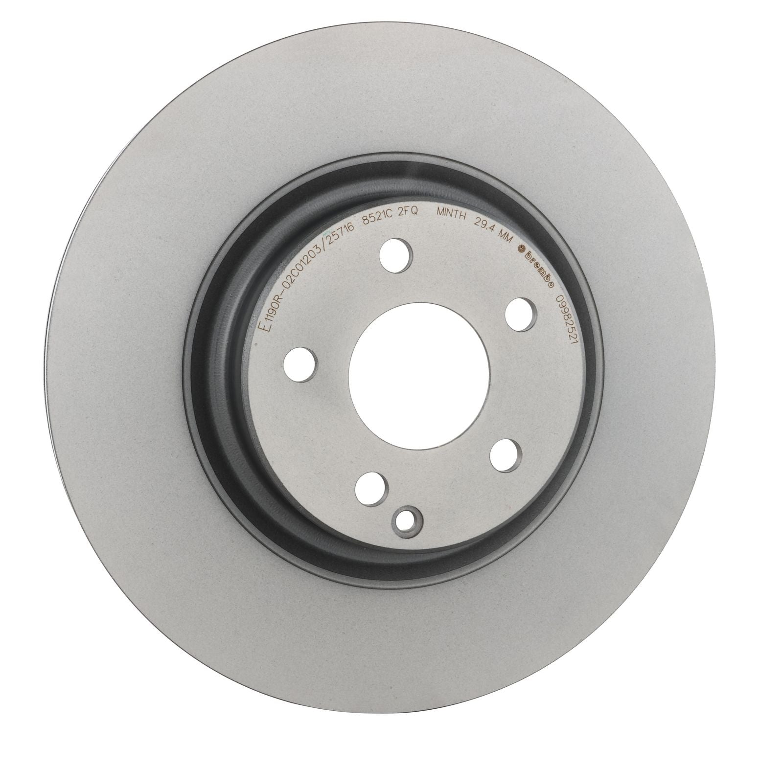 PRIME UV Coated Front Disc Brake Rotor - 09.9825.21_25