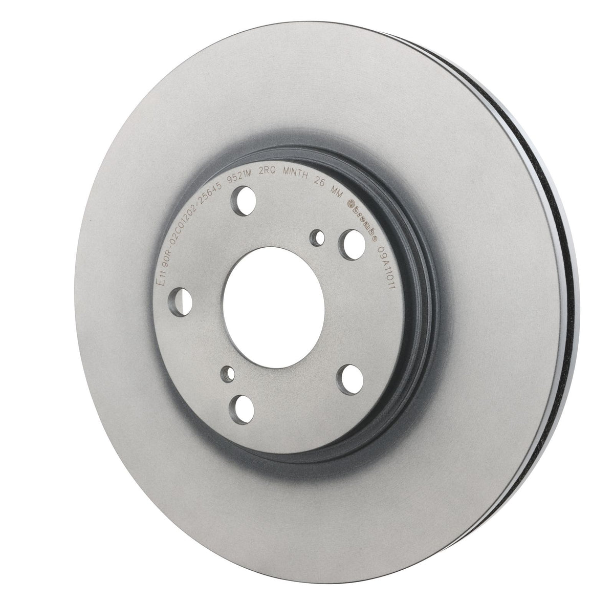 PRIME UV Coated Front Disc Brake Rotor - 09.A110.11_09