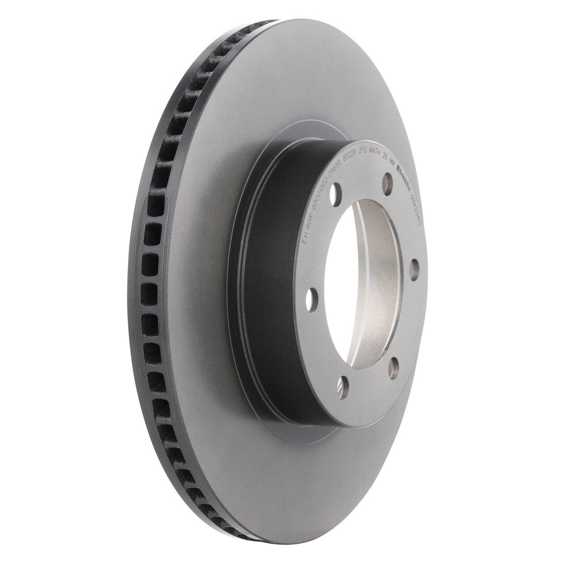 PRIME UV Coated Front Disc Brake Rotor - 09.A204.11_26