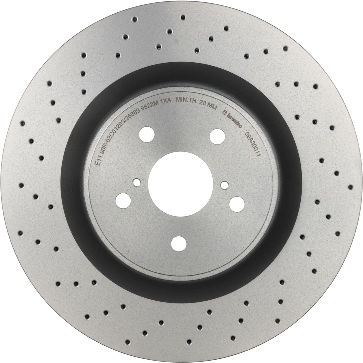 PRIME UV Coated Front Disc Brake Rotor - 09.A300.11_03