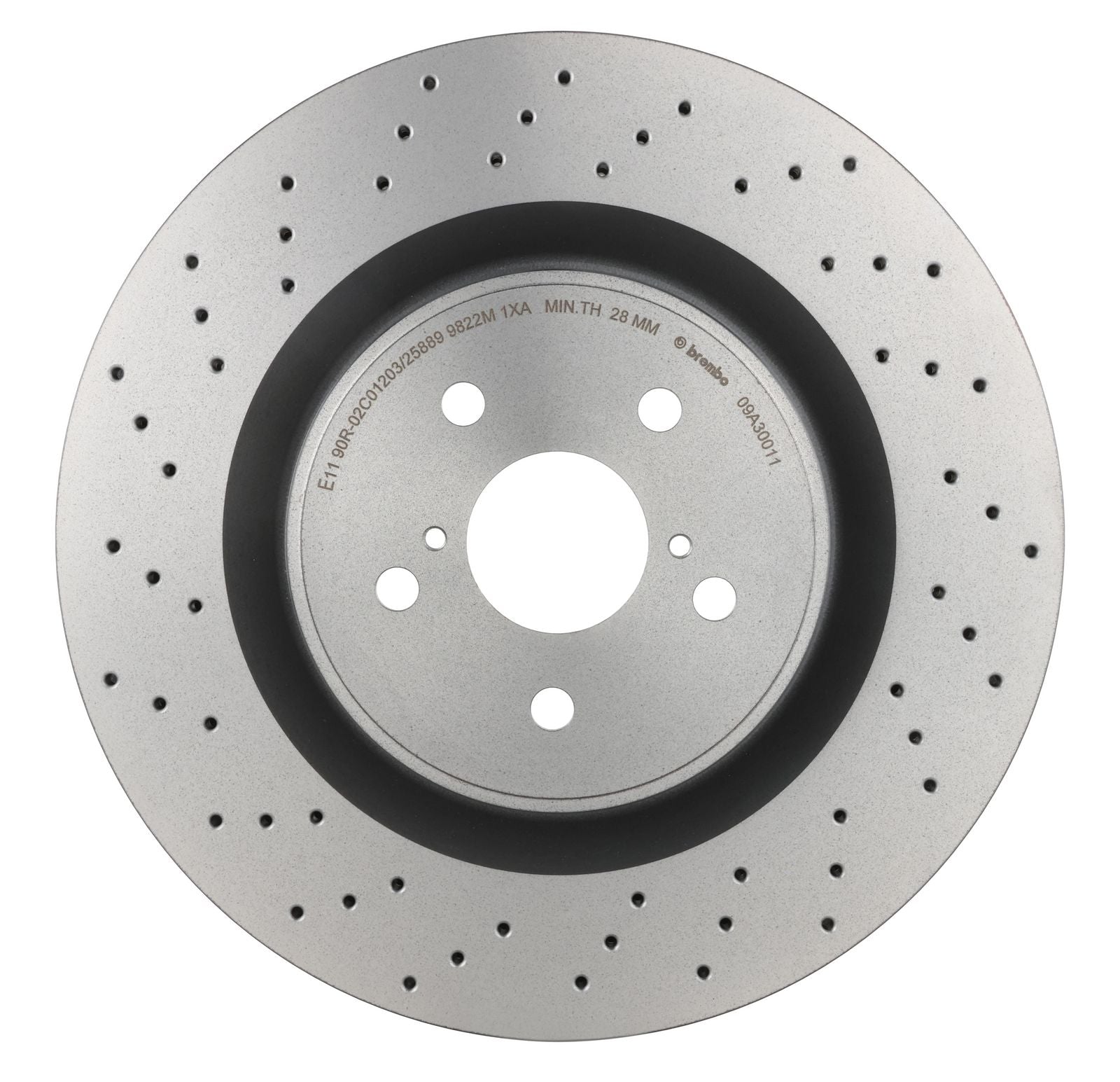 PRIME UV Coated Front Disc Brake Rotor - 09.A300.11_06
