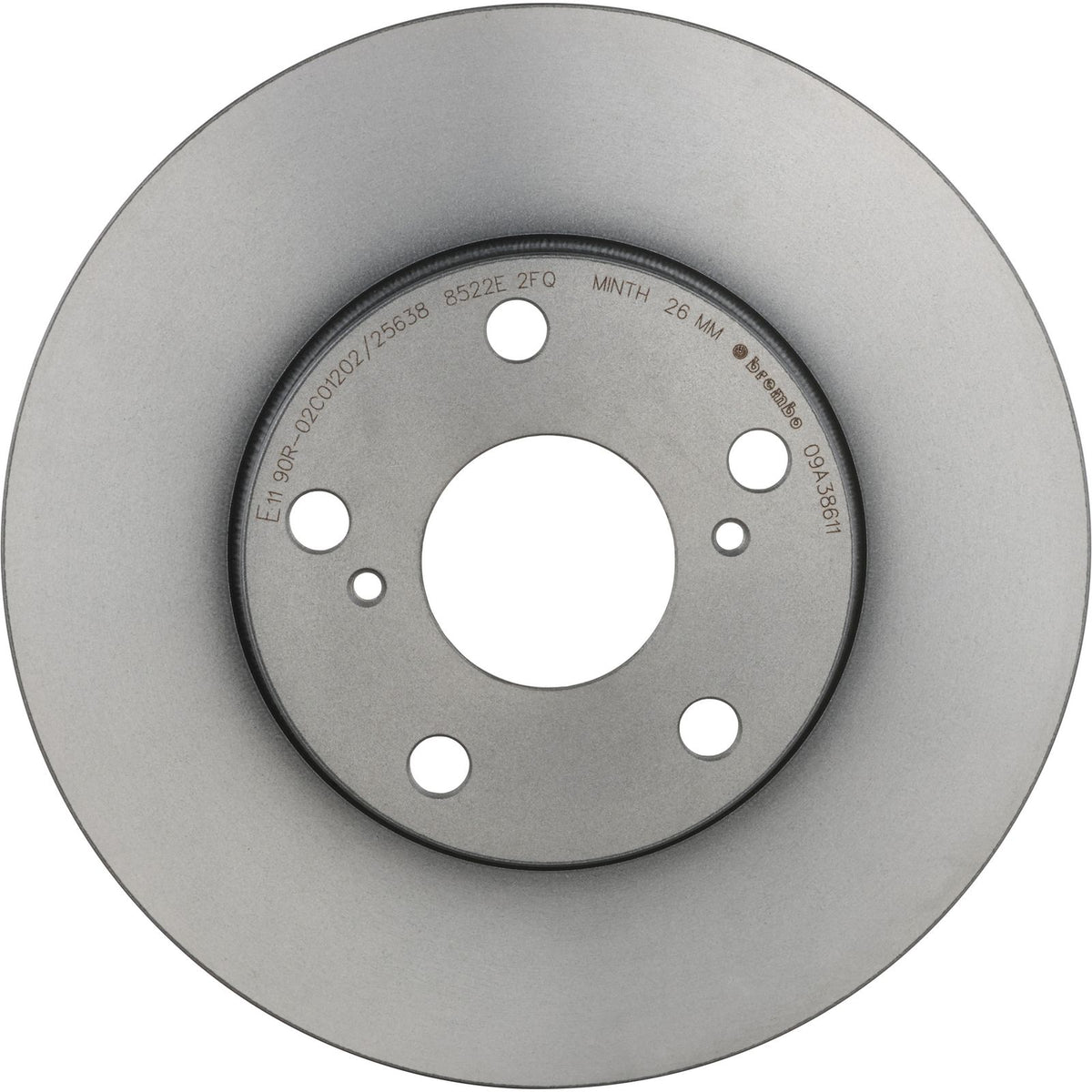 PRIME UV Coated Front Disc Brake Rotor - 09.A386.11_28