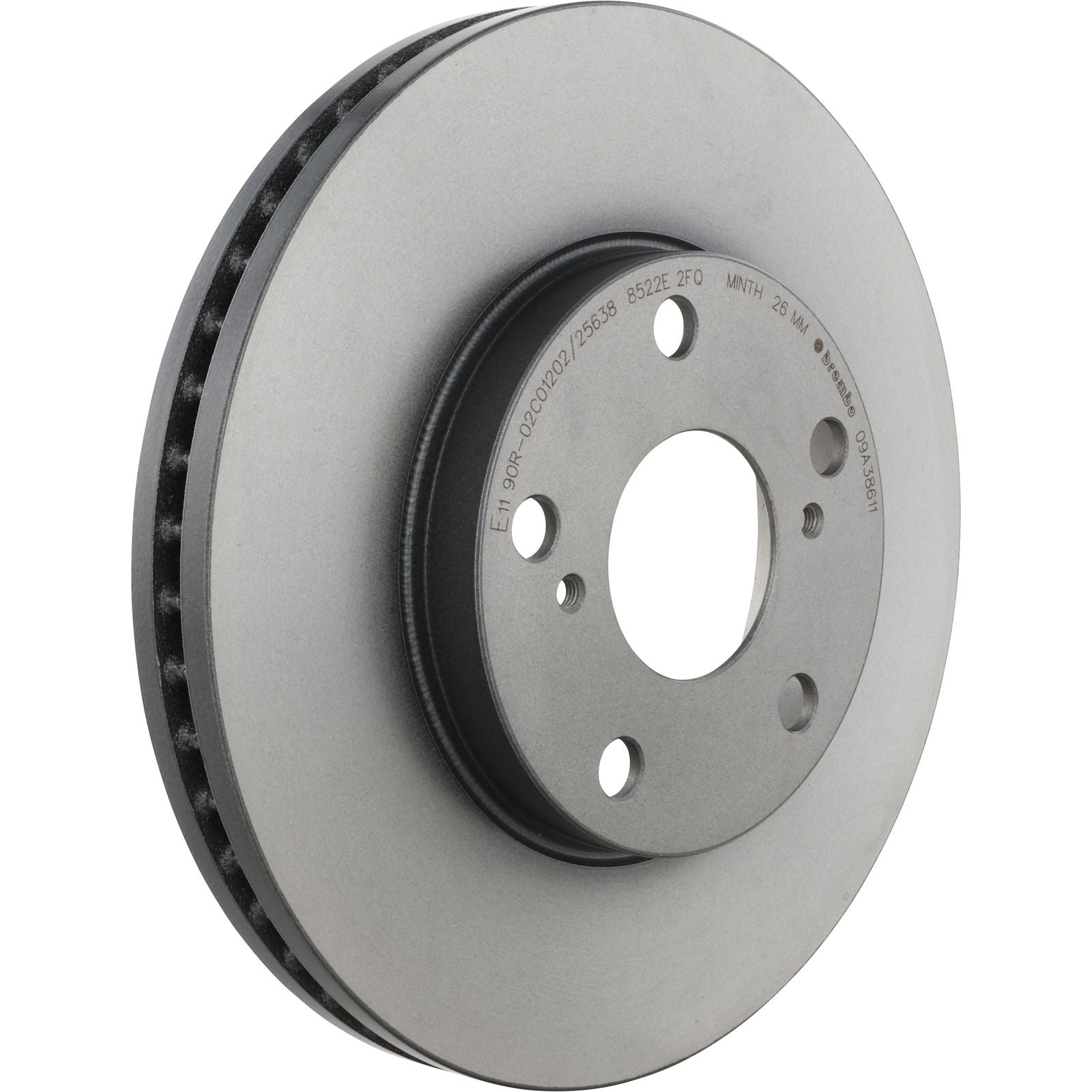 PRIME UV Coated Front Disc Brake Rotor - 09.A386.11_26