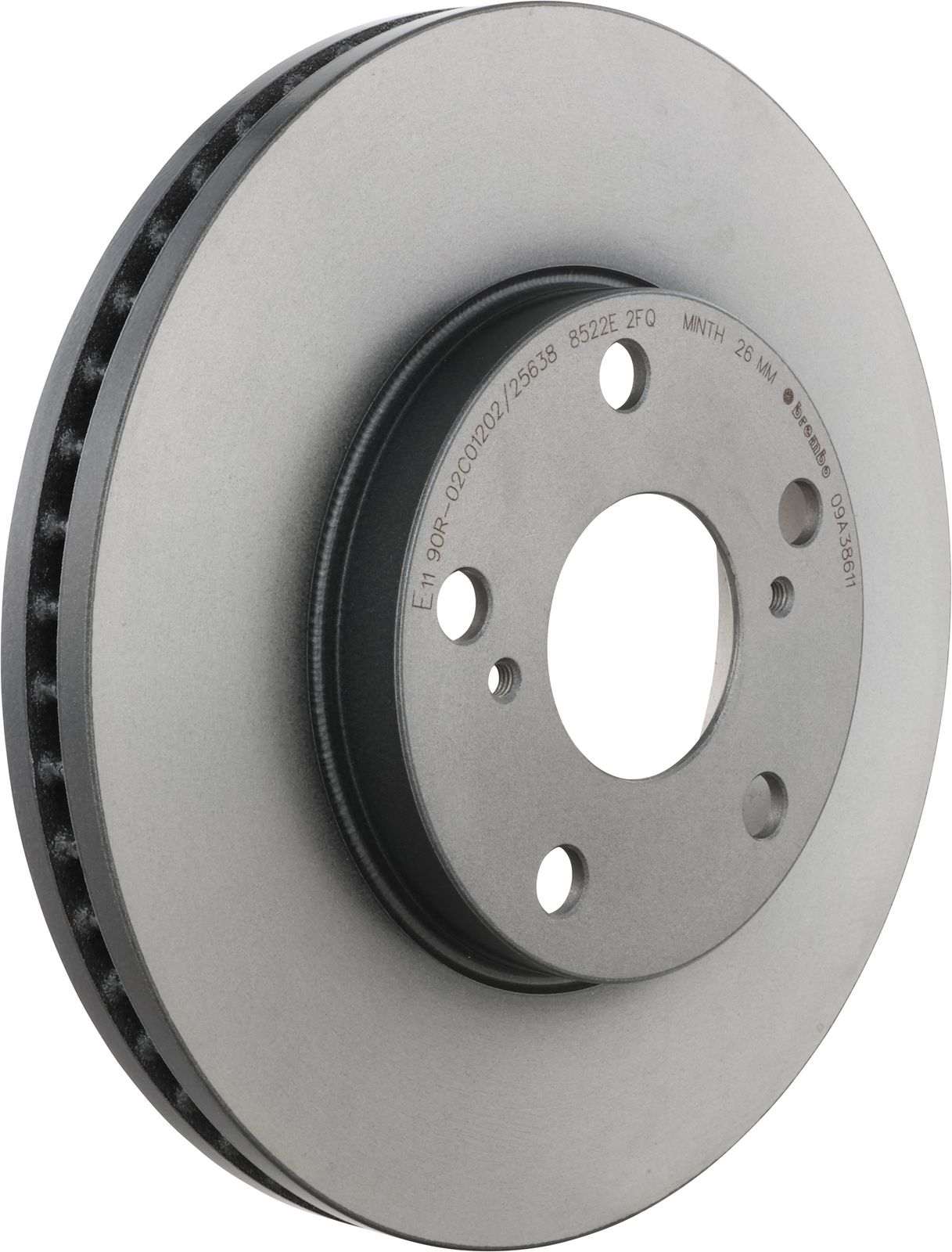 PRIME UV Coated Front Disc Brake Rotor - 09.A386.11_01