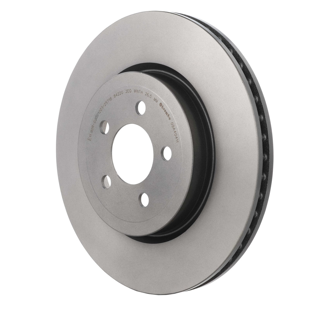 PRIME UV Coated Front Disc Brake Rotor - 09.A404.11_09