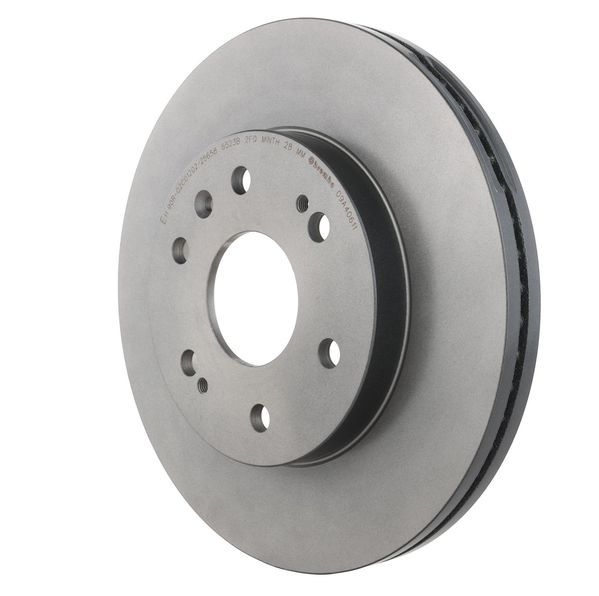 PRIME UV Coated Front Disc Brake Rotor - 09.A406.11_09