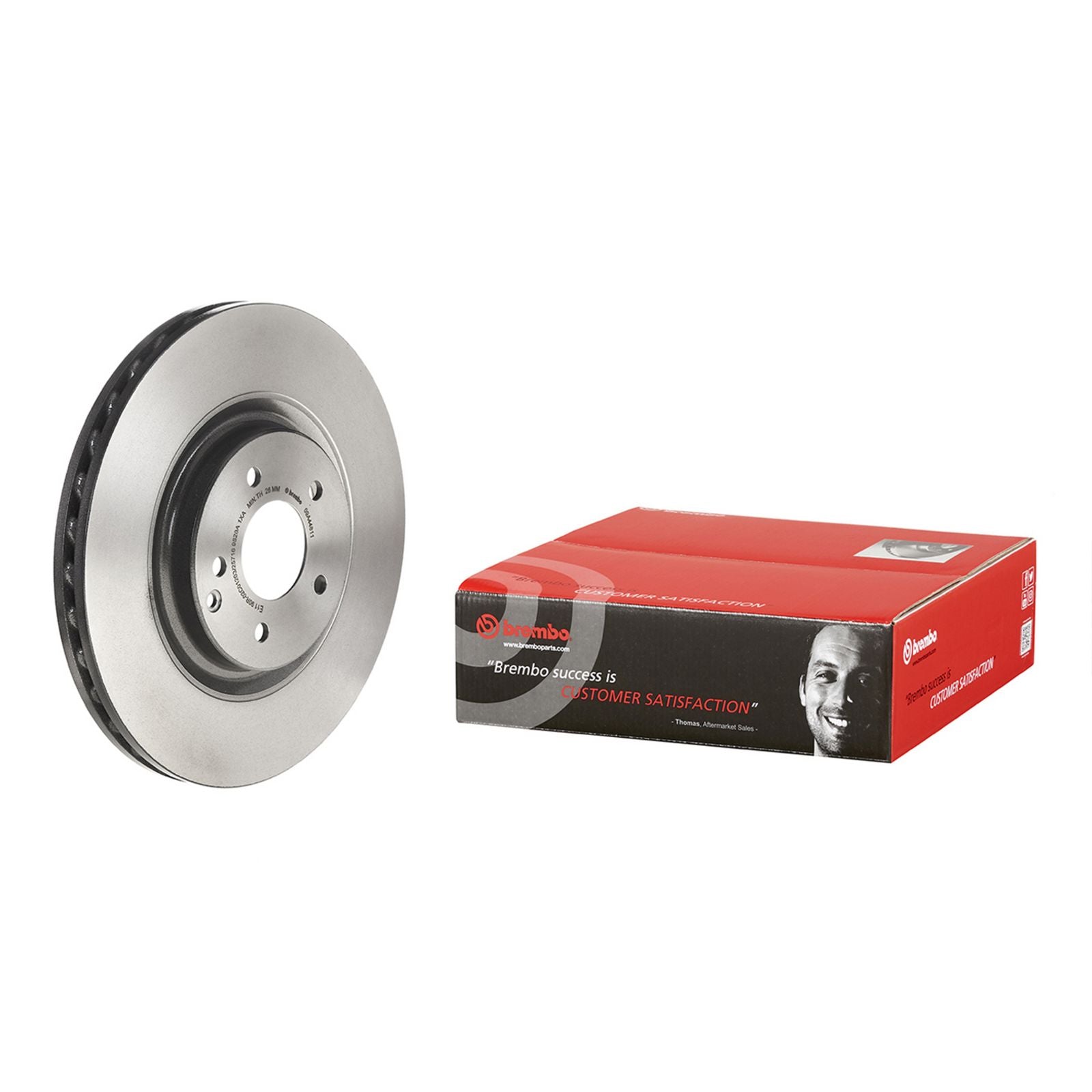 PRIME UV Coated Front Disc Brake Rotor - 09.A448.11_01