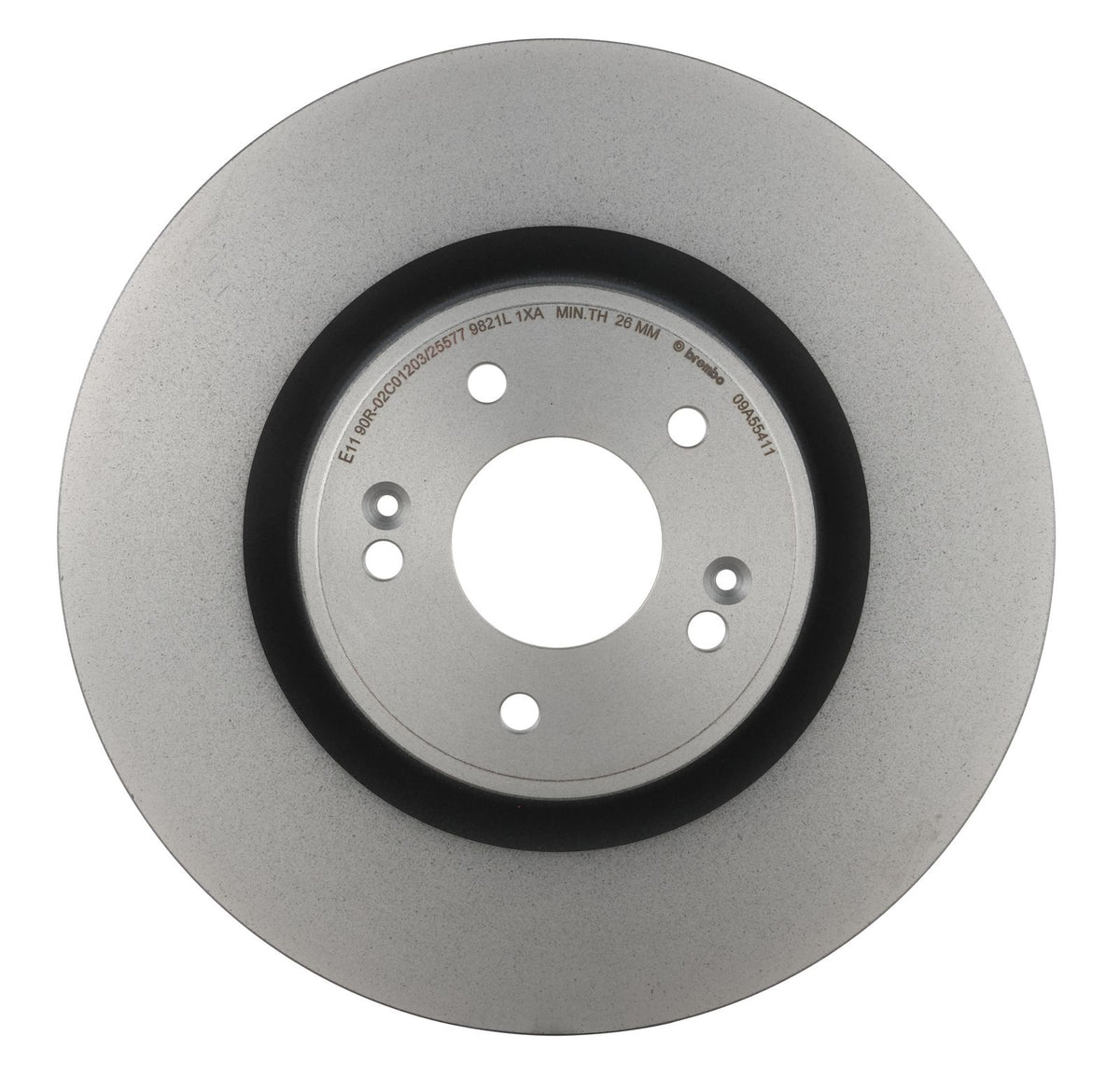 PRIME UV Coated Front Disc Brake Rotor - 09.A554.11_06