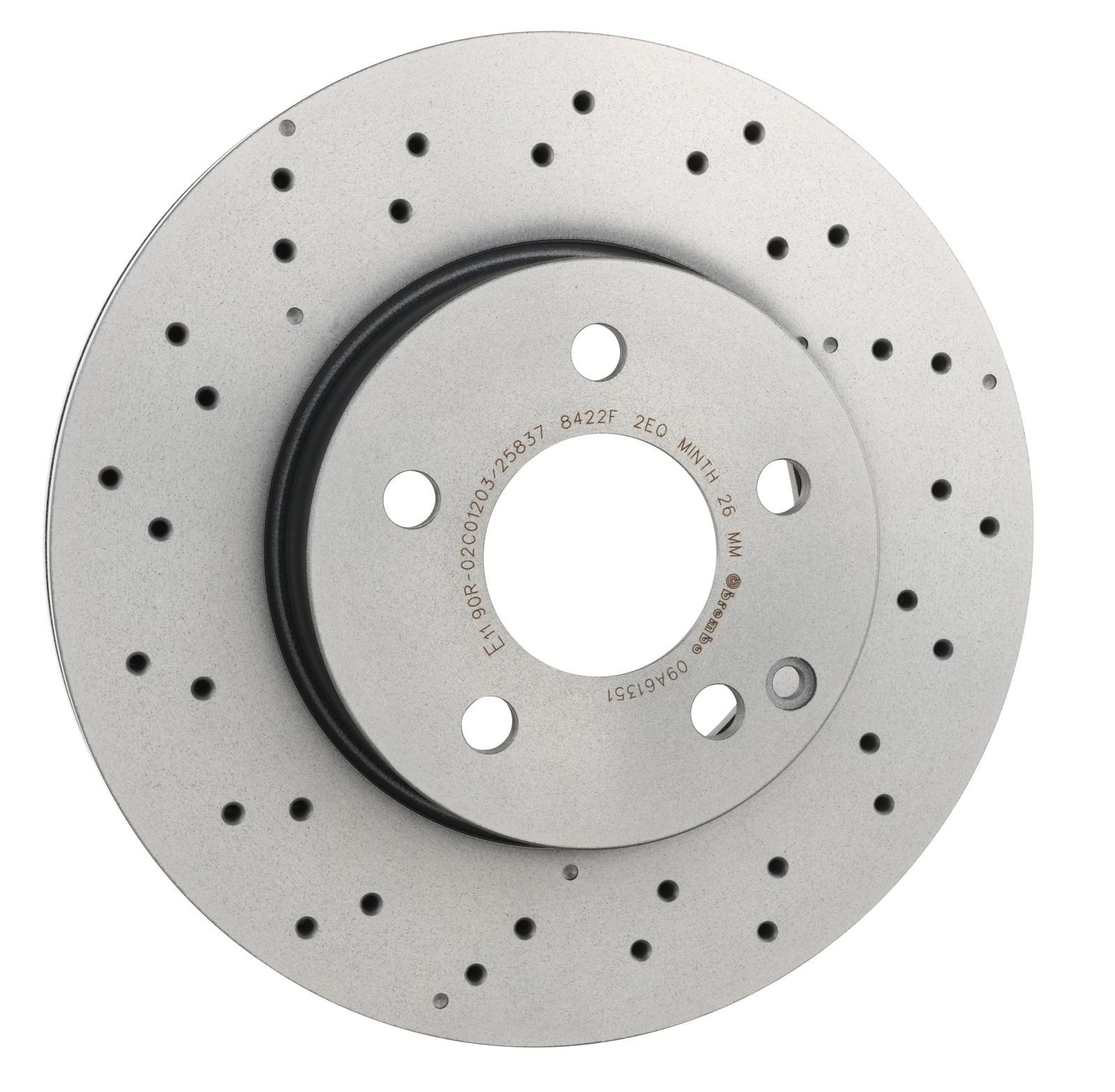 PRIME UV Coated Front Disc Brake Rotor - 09.A613.51_31
