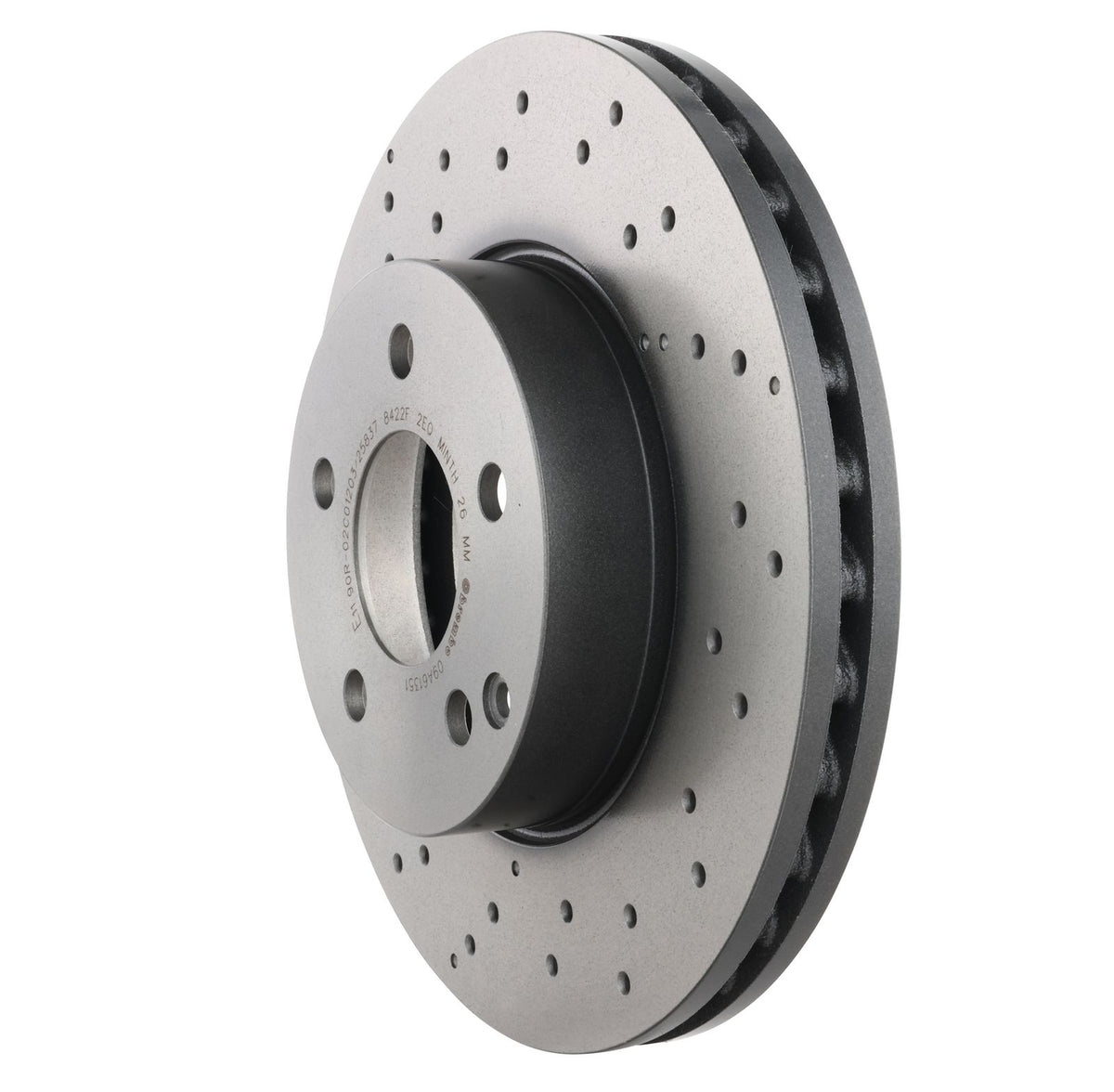 PRIME UV Coated Front Disc Brake Rotor - 09.A613.51_12