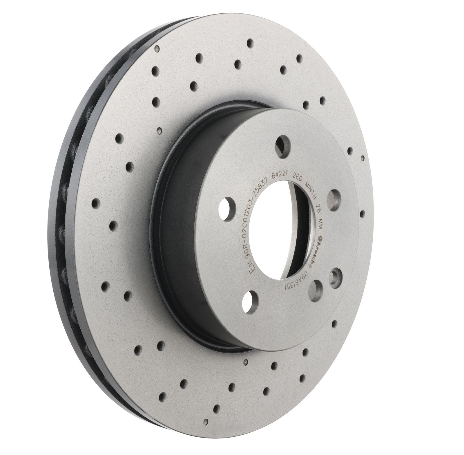 PRIME UV Coated Front Disc Brake Rotor - 09.A613.51_29