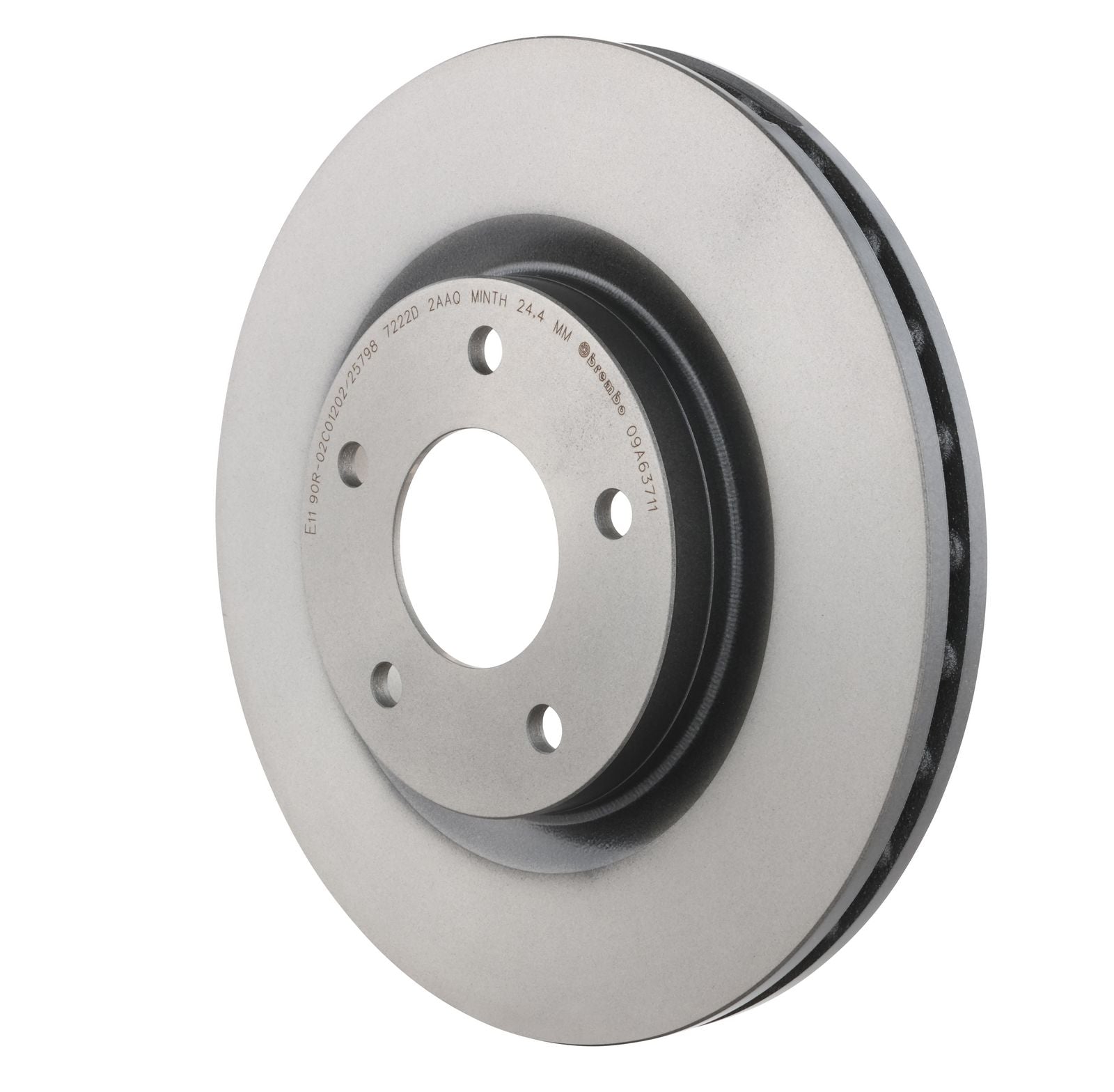 PRIME UV Coated Front Disc Brake Rotor - 09.A637.11_09