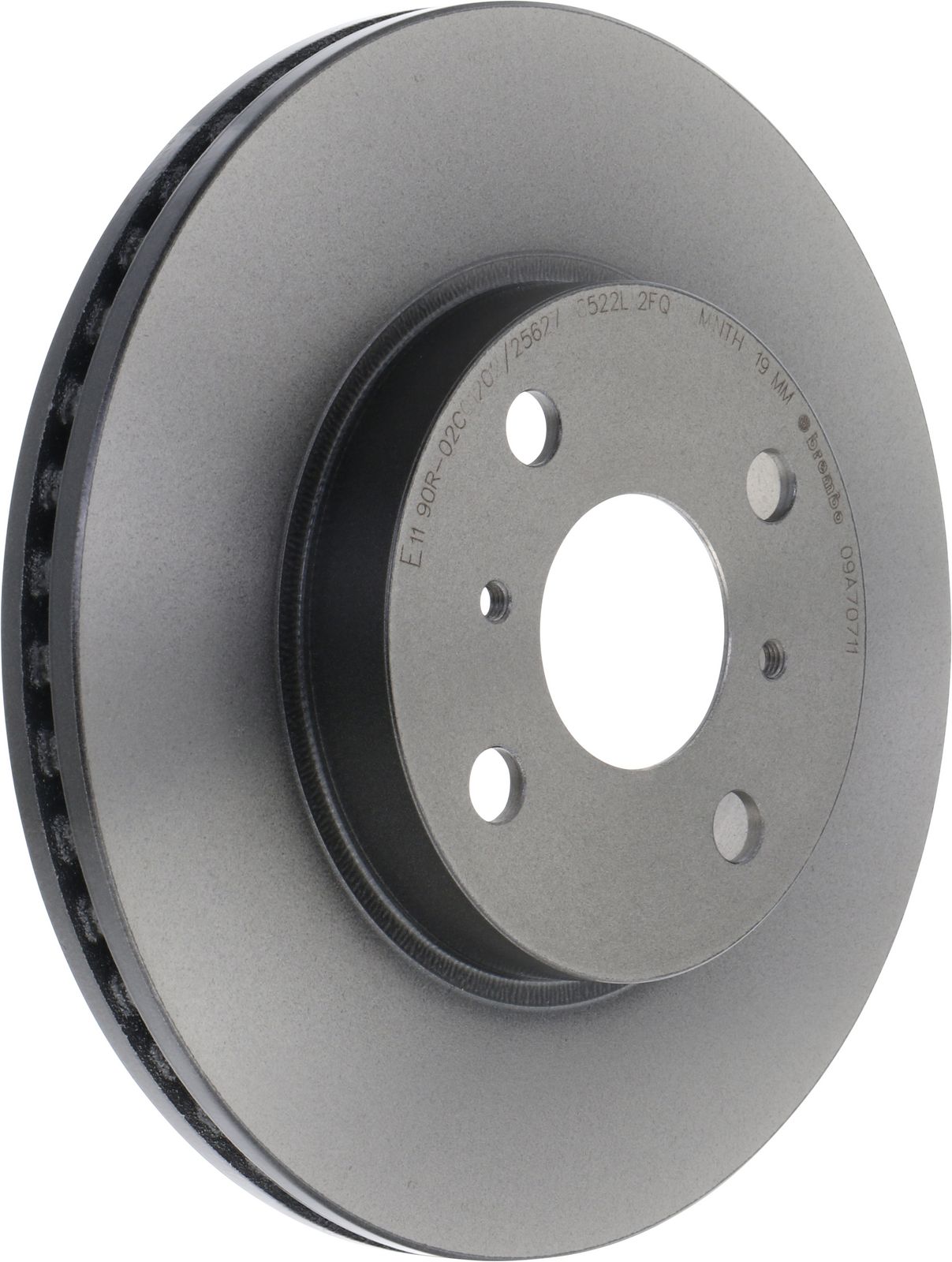 PRIME UV Coated Front Disc Brake Rotor - 09.A707.11_01