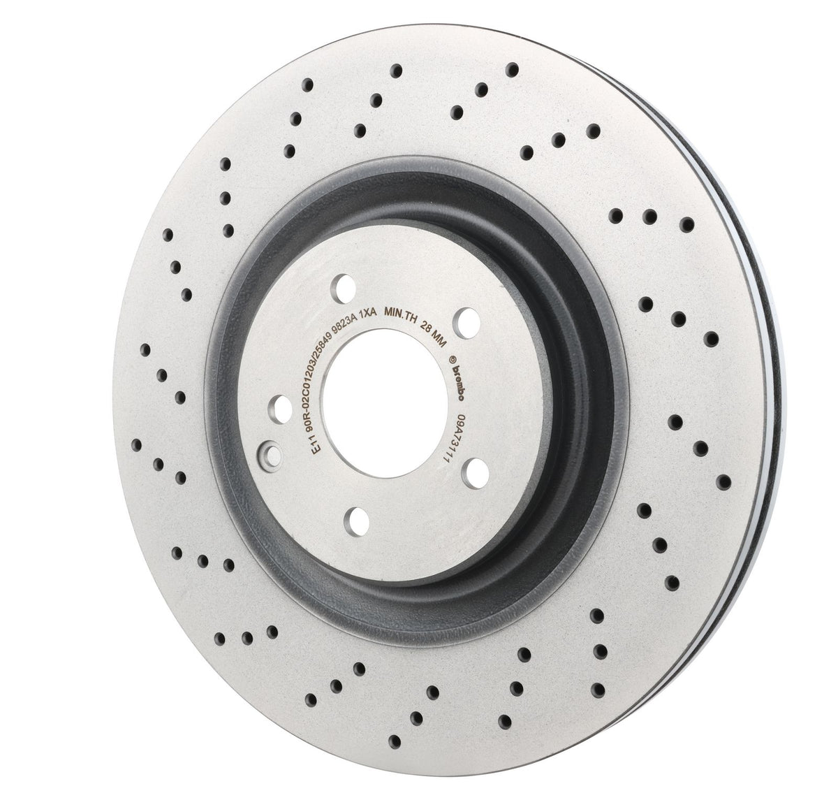 PRIME UV Coated Front Disc Brake Rotor - 09.A731.11_09