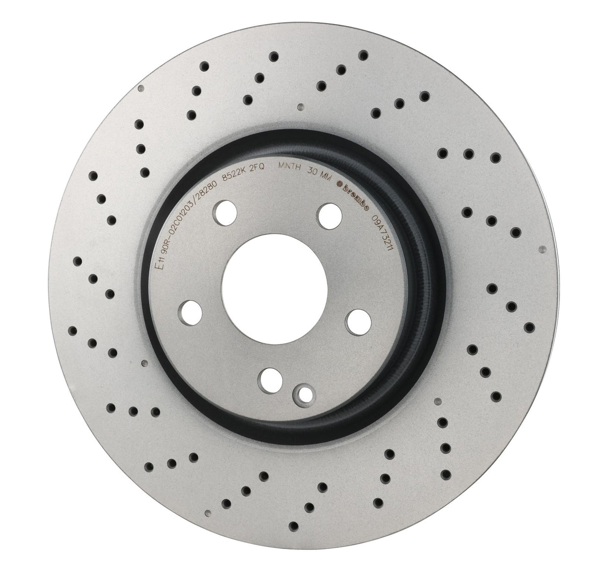 PRIME UV Coated Front Disc Brake Rotor - 09.A732.11_07
