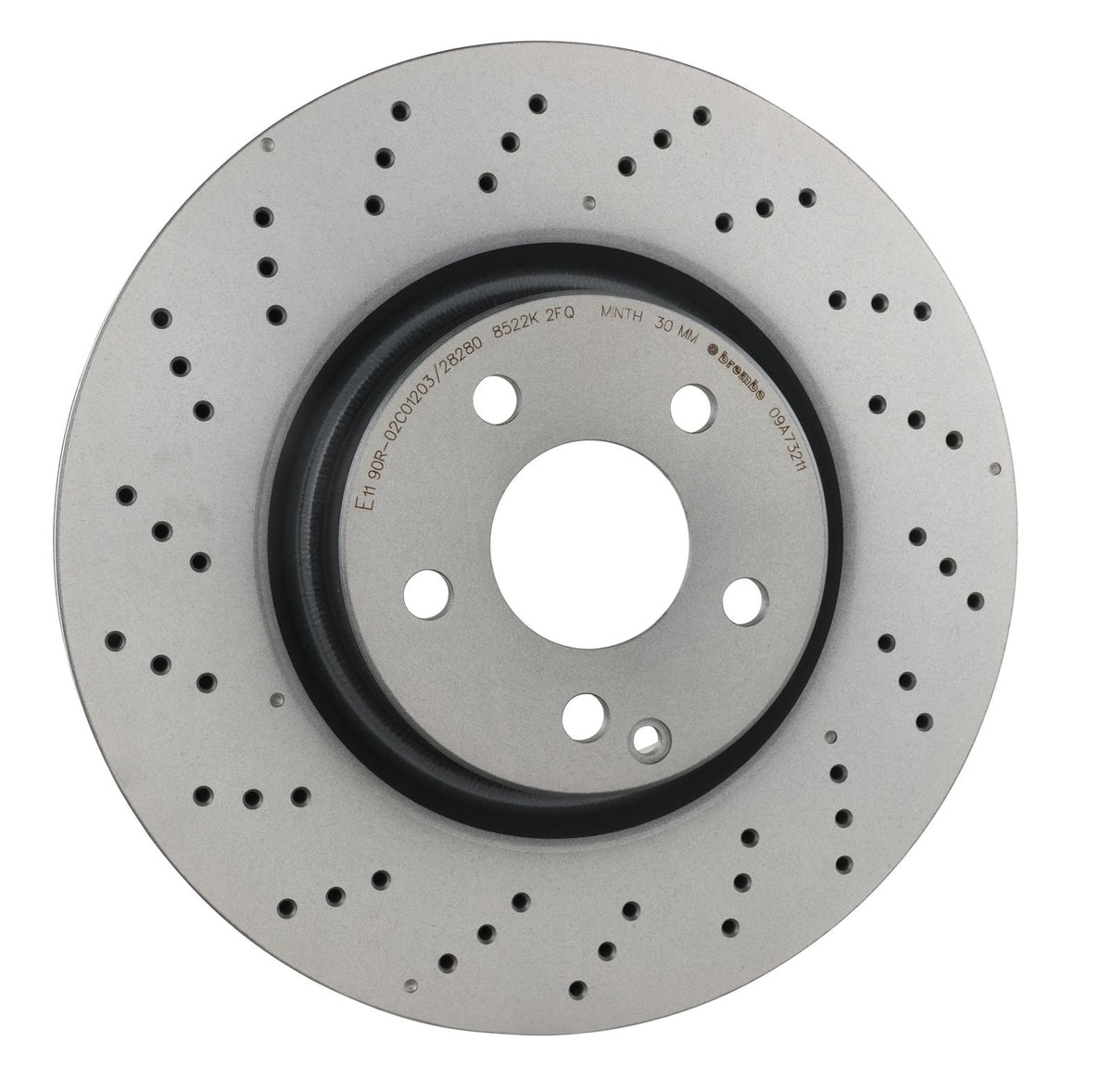 PRIME UV Coated Front Disc Brake Rotor - 09.A732.11_29