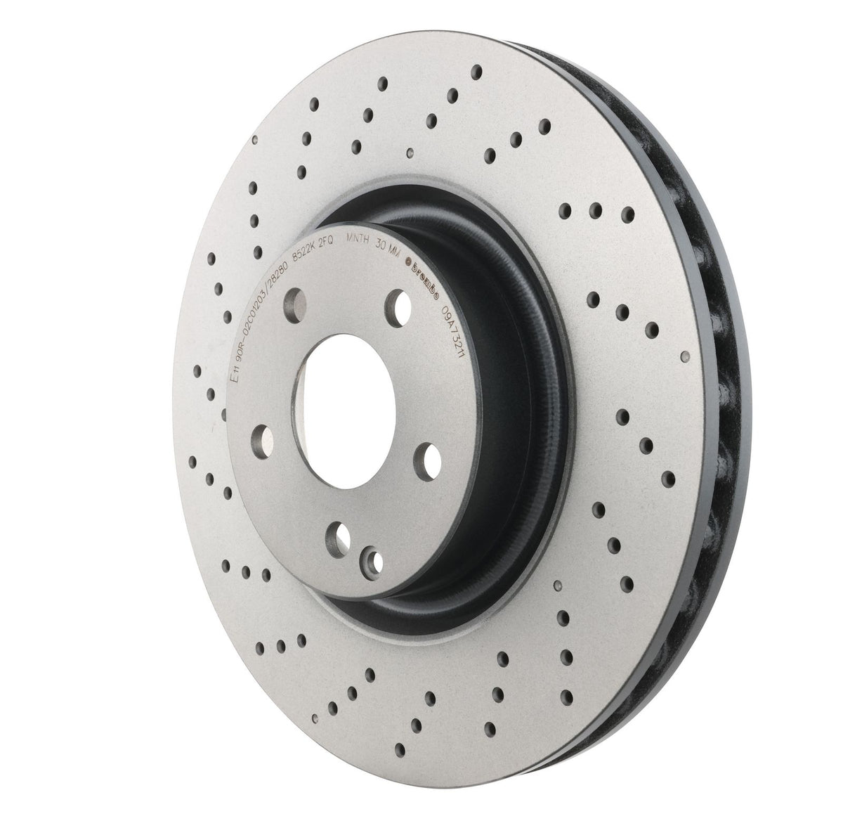 PRIME UV Coated Front Disc Brake Rotor - 09.A732.11_09
