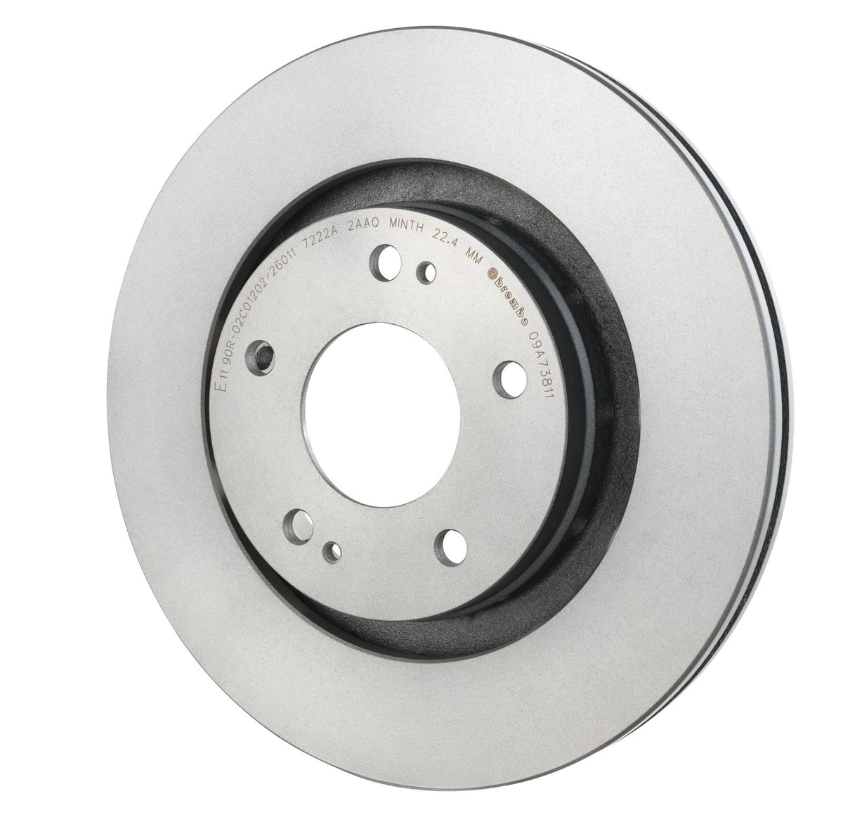 PRIME UV Coated Front Disc Brake Rotor - 09.A738.11_09