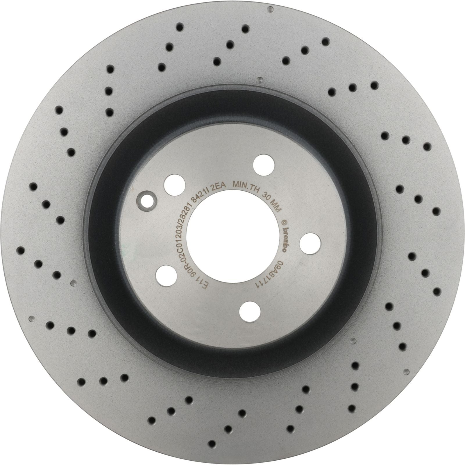 PRIME UV Coated Front Disc Brake Rotor - 09.A817.11_02