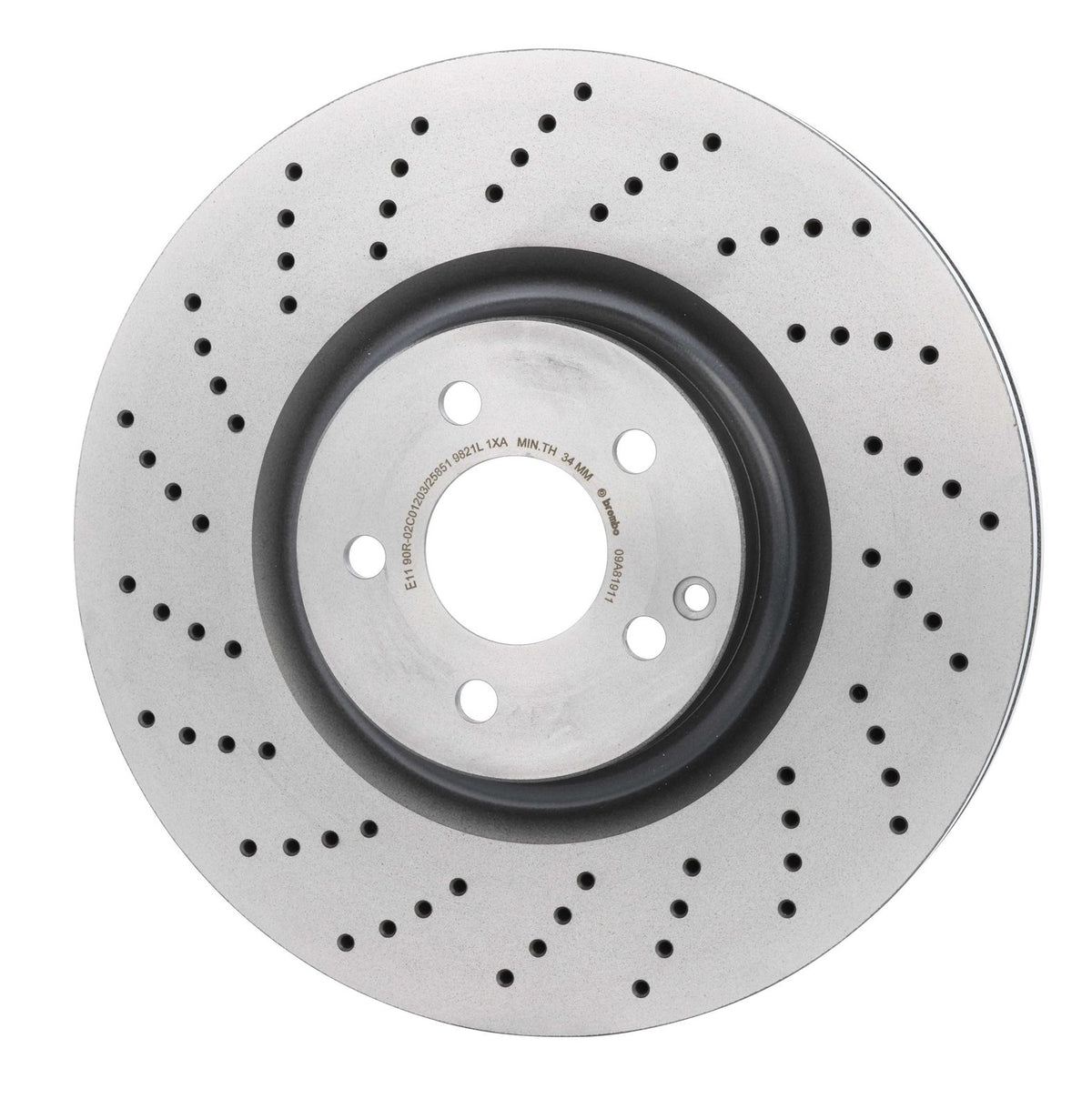 PRIME UV Coated Front Disc Brake Rotor - 09.A819.11_03