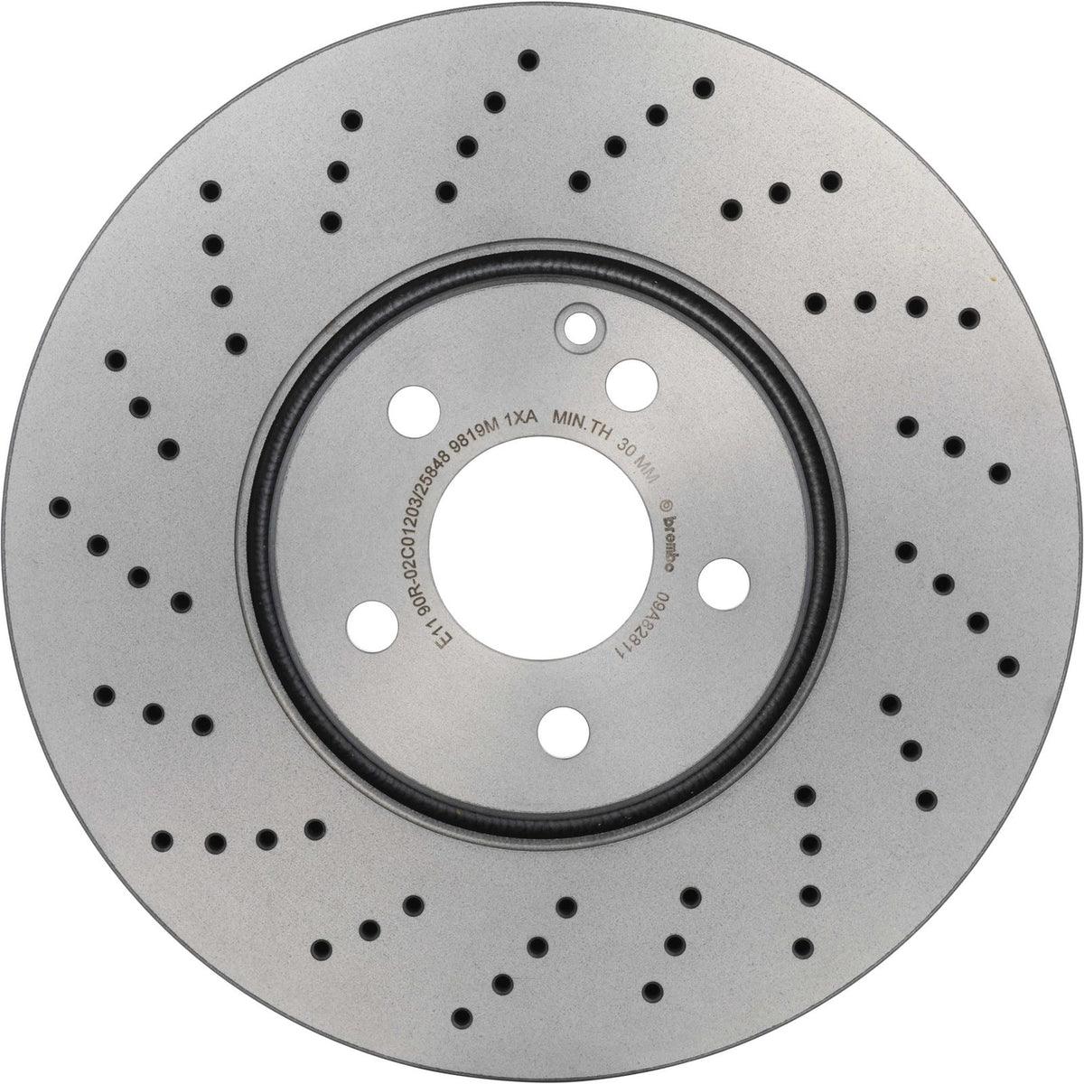 PRIME UV Coated Front Disc Brake Rotor - 09.A828.11_28