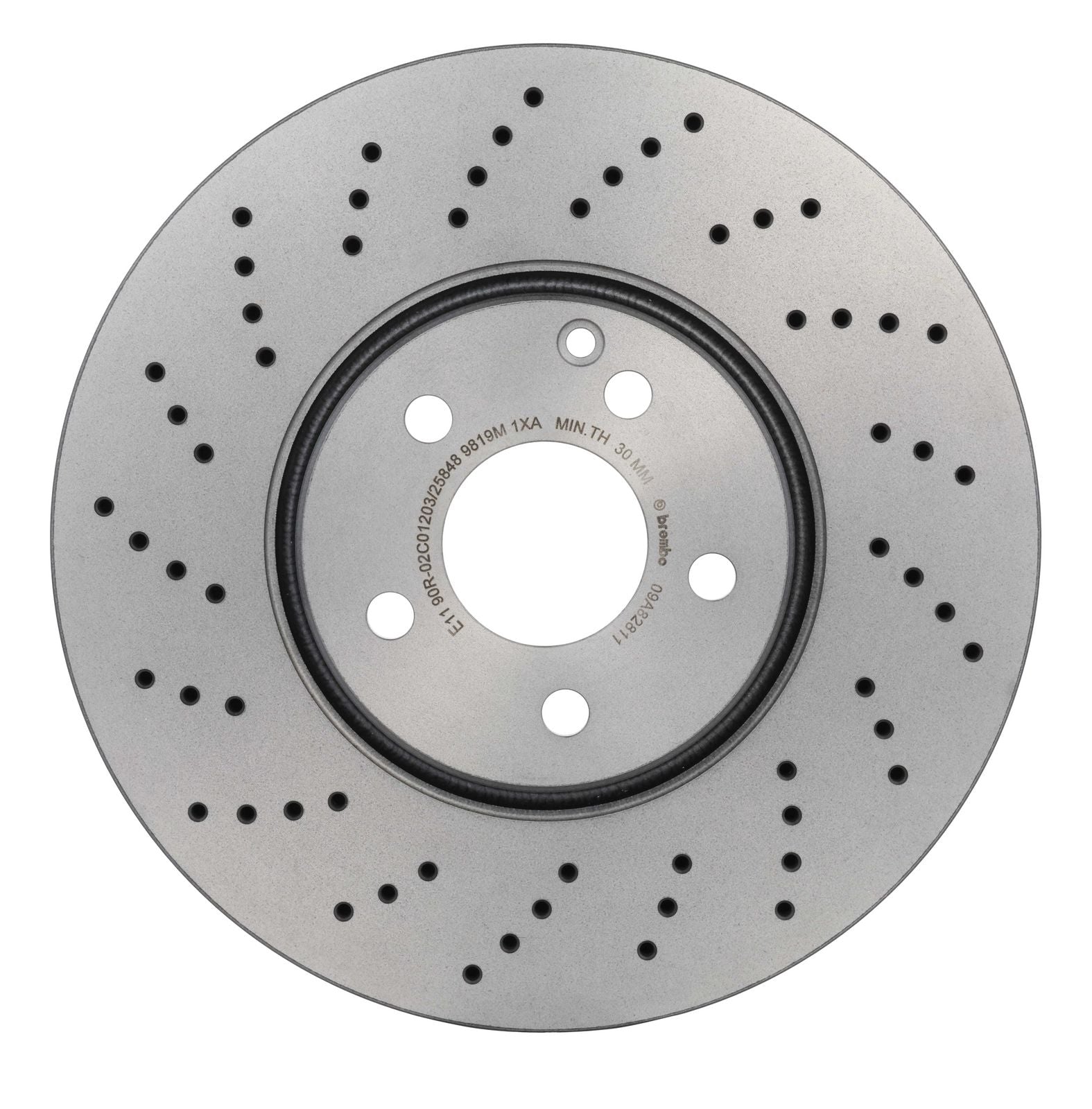 PRIME UV Coated Front Disc Brake Rotor - 09.A828.11_02