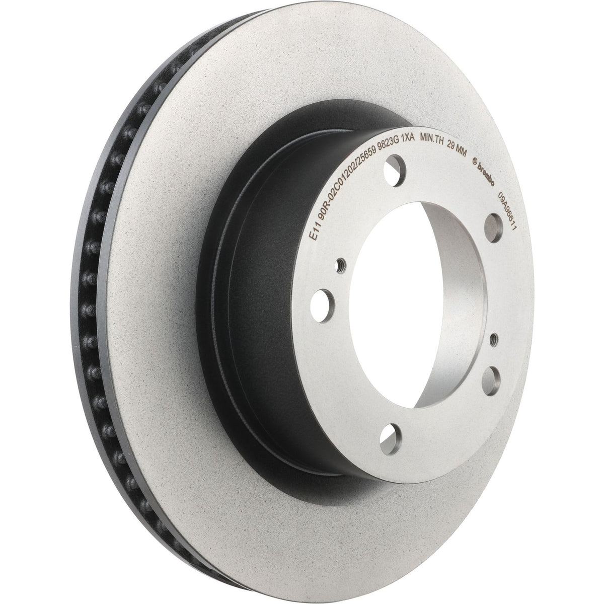PRIME UV Coated Front Disc Brake Rotor - 09.A966.11_26