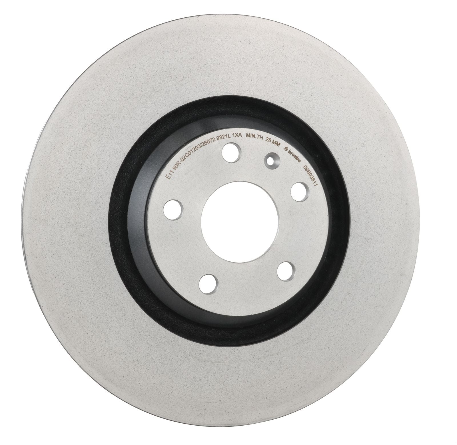PRIME UV Coated Front Disc Brake Rotor - 09.B038.11_25