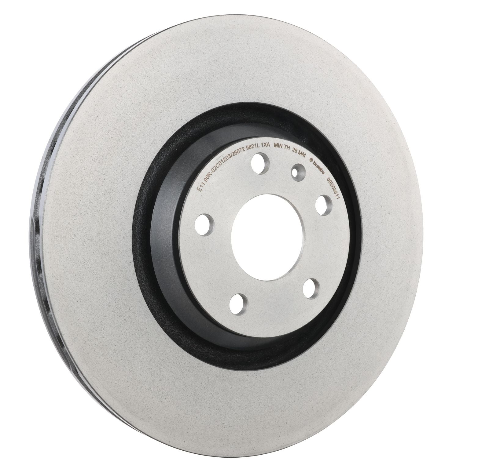 PRIME UV Coated Front Disc Brake Rotor - 09.B038.11_24