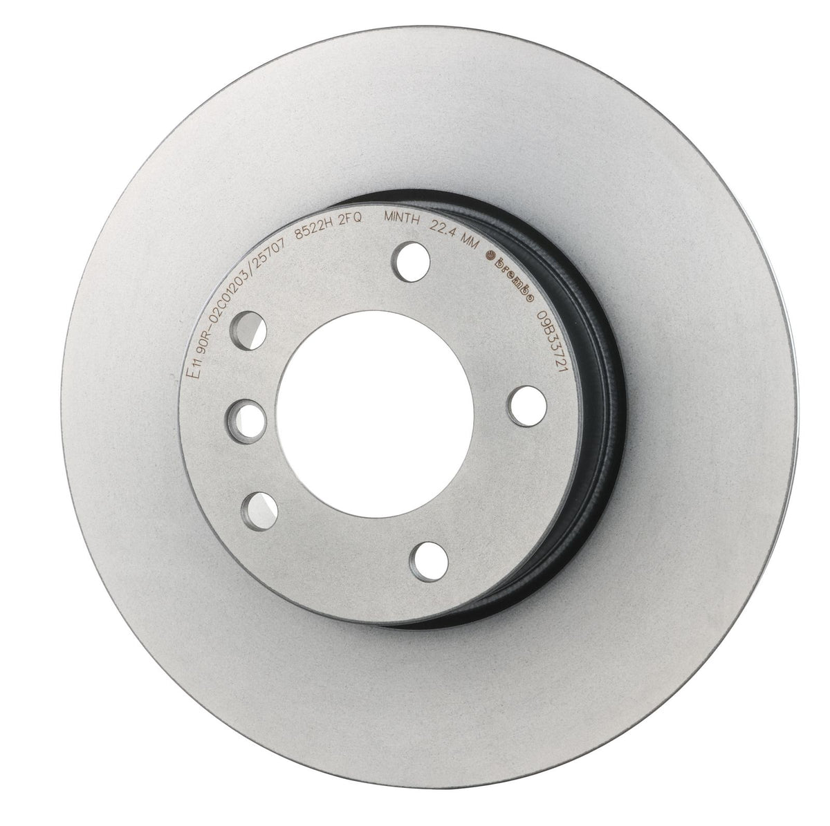 PRIME UV Coated Front Disc Brake Rotor - 09.B337.21_09