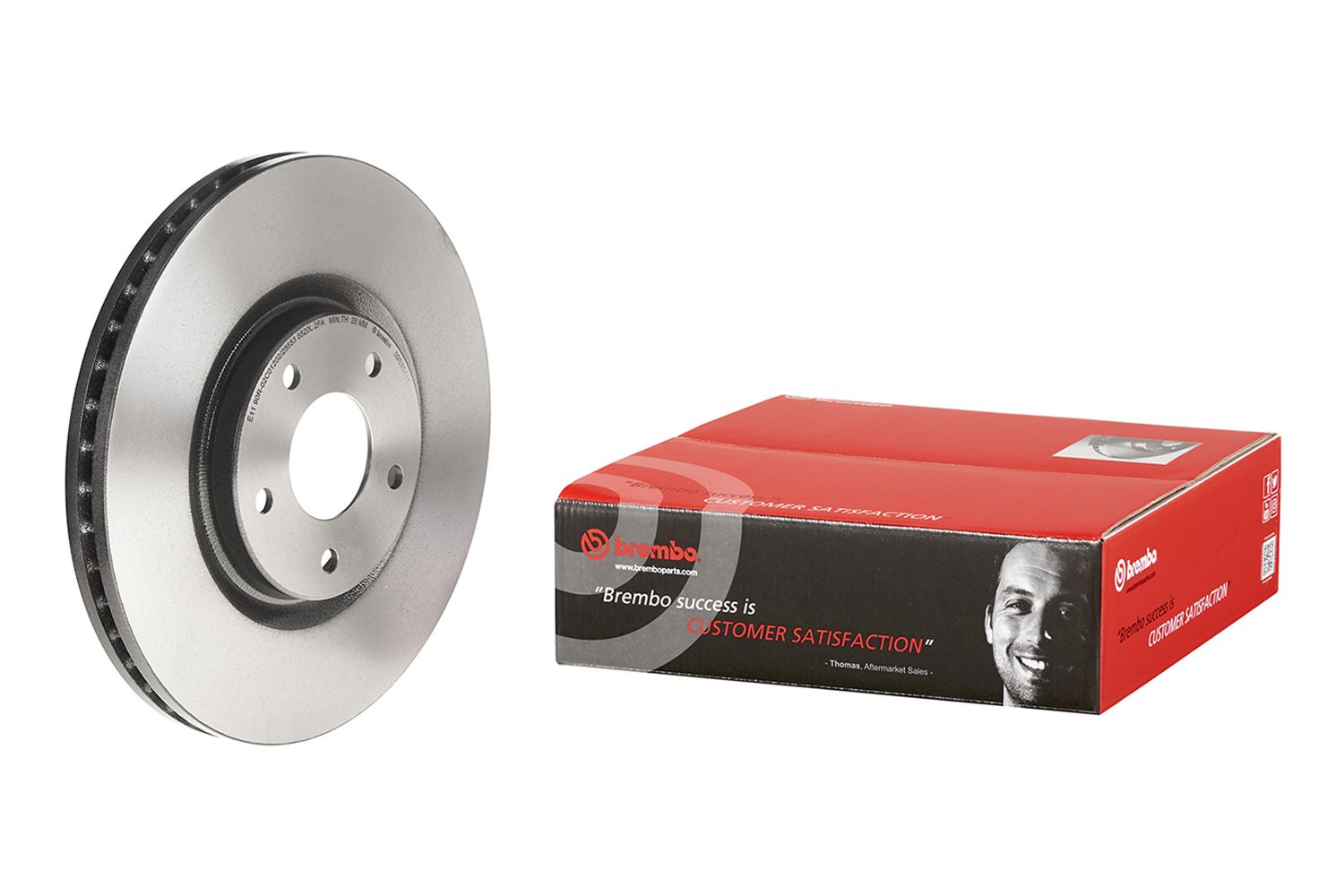 PRIME UV Coated Front Disc Brake Rotor - 09.B354.11_01
