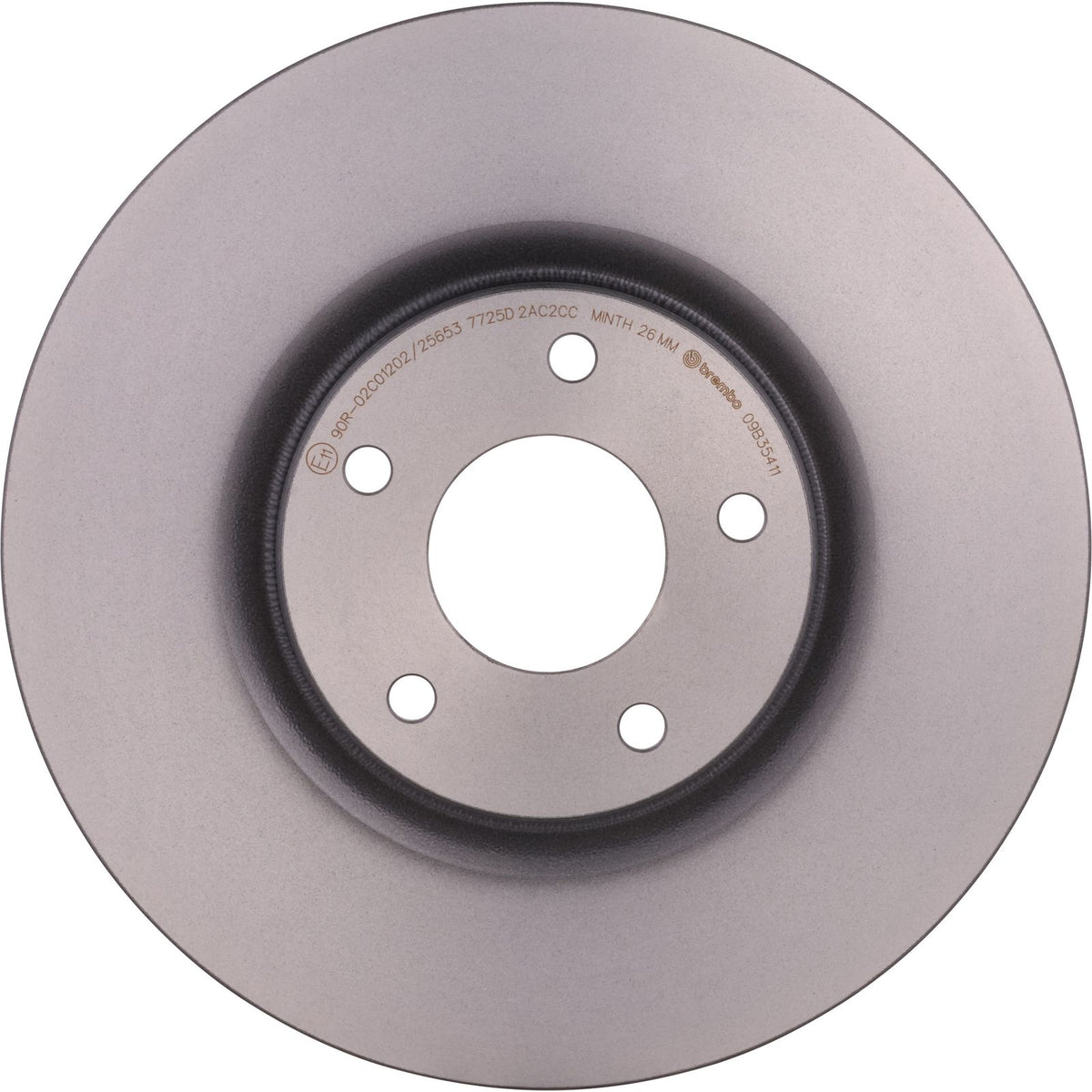 PRIME UV Coated Front Disc Brake Rotor - 09.B354.11_03