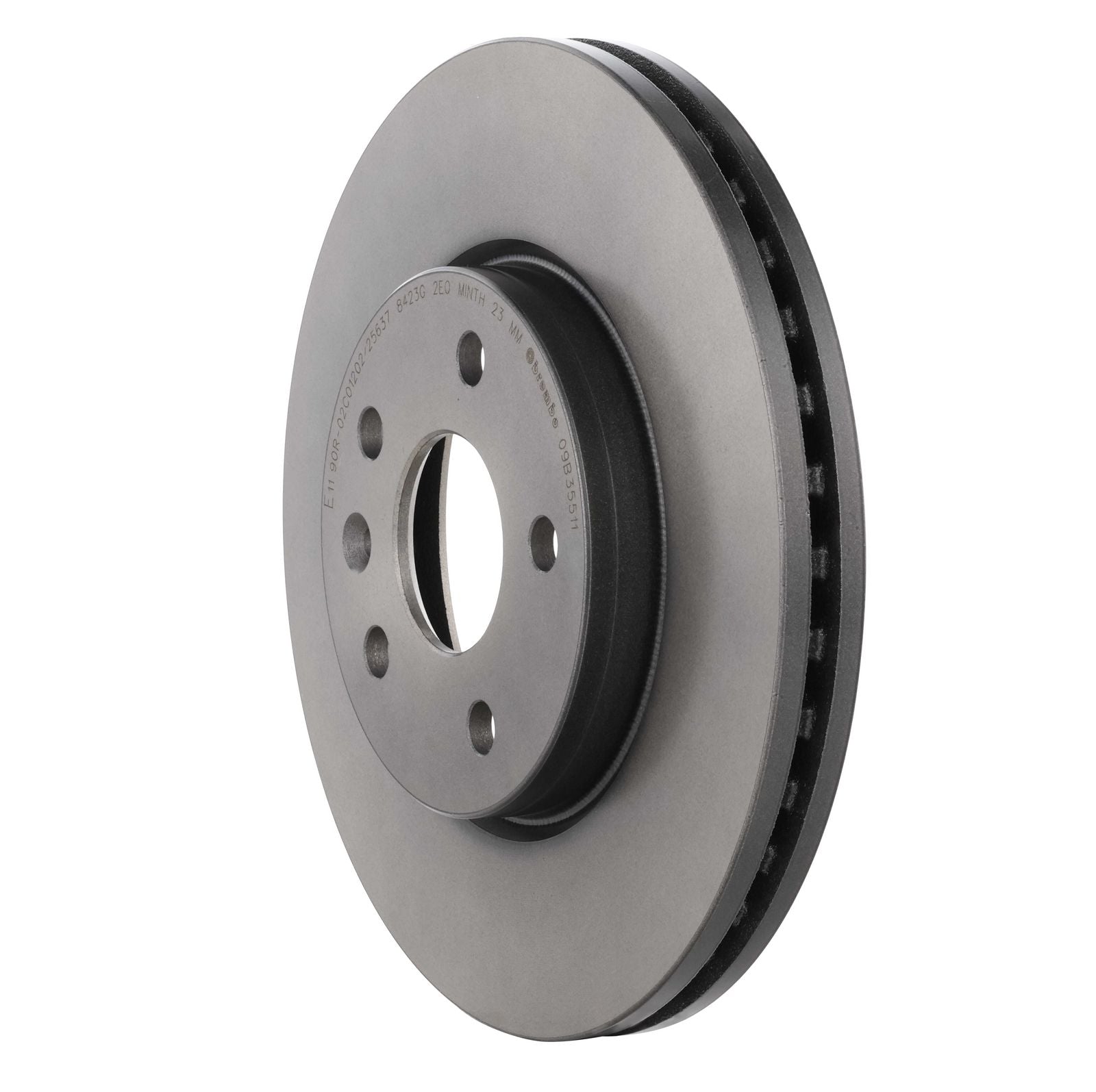 PRIME UV Coated Front Disc Brake Rotor - 09.B355.11_12