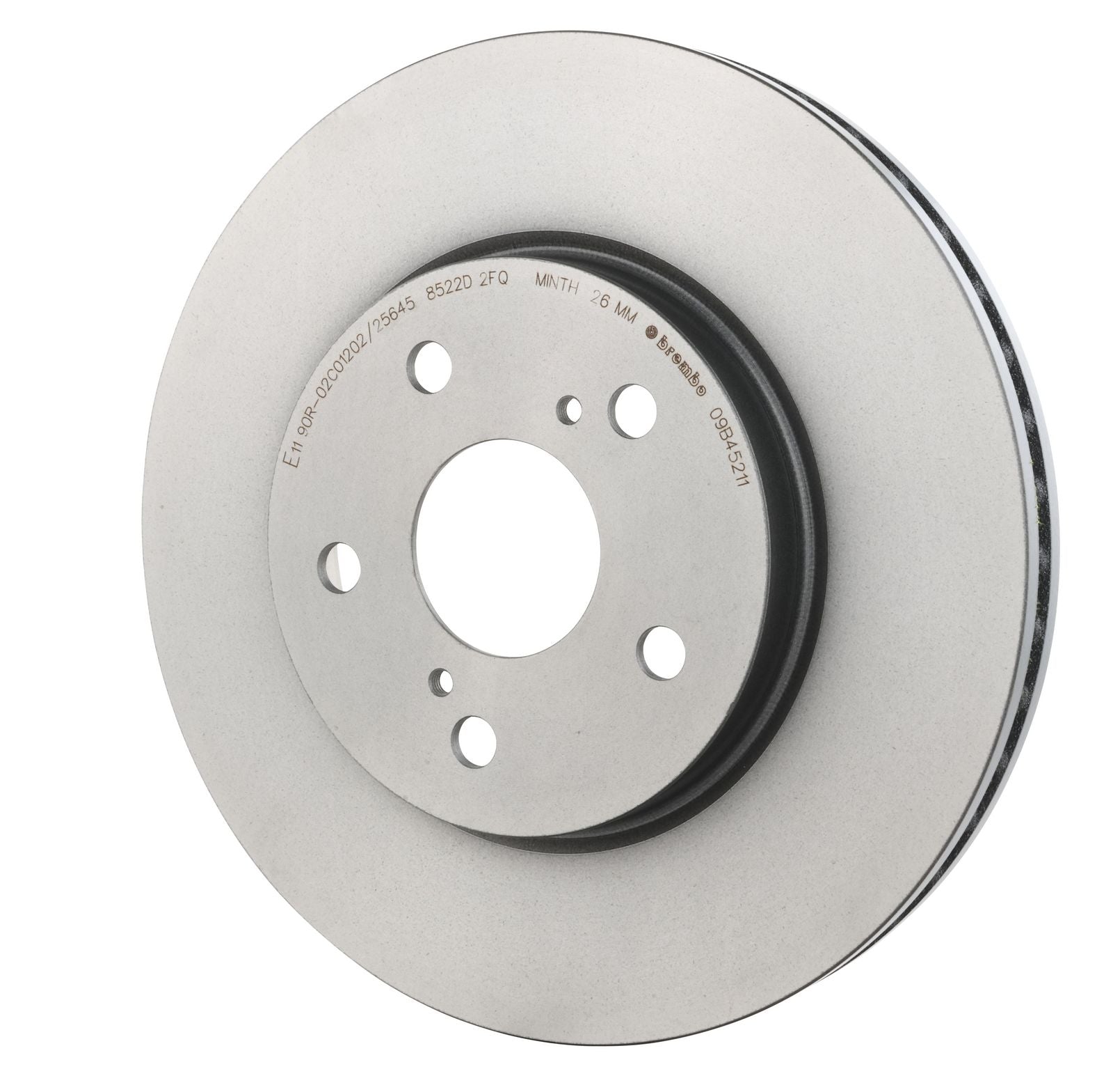 PRIME UV Coated Front Disc Brake Rotor - 09.B452.11_09