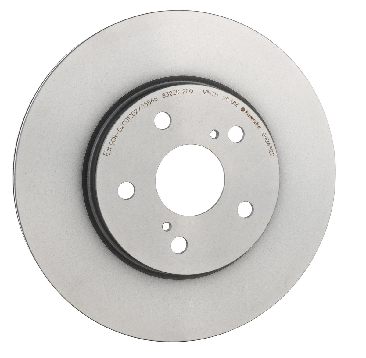 PRIME UV Coated Front Disc Brake Rotor - 09.B452.11_30