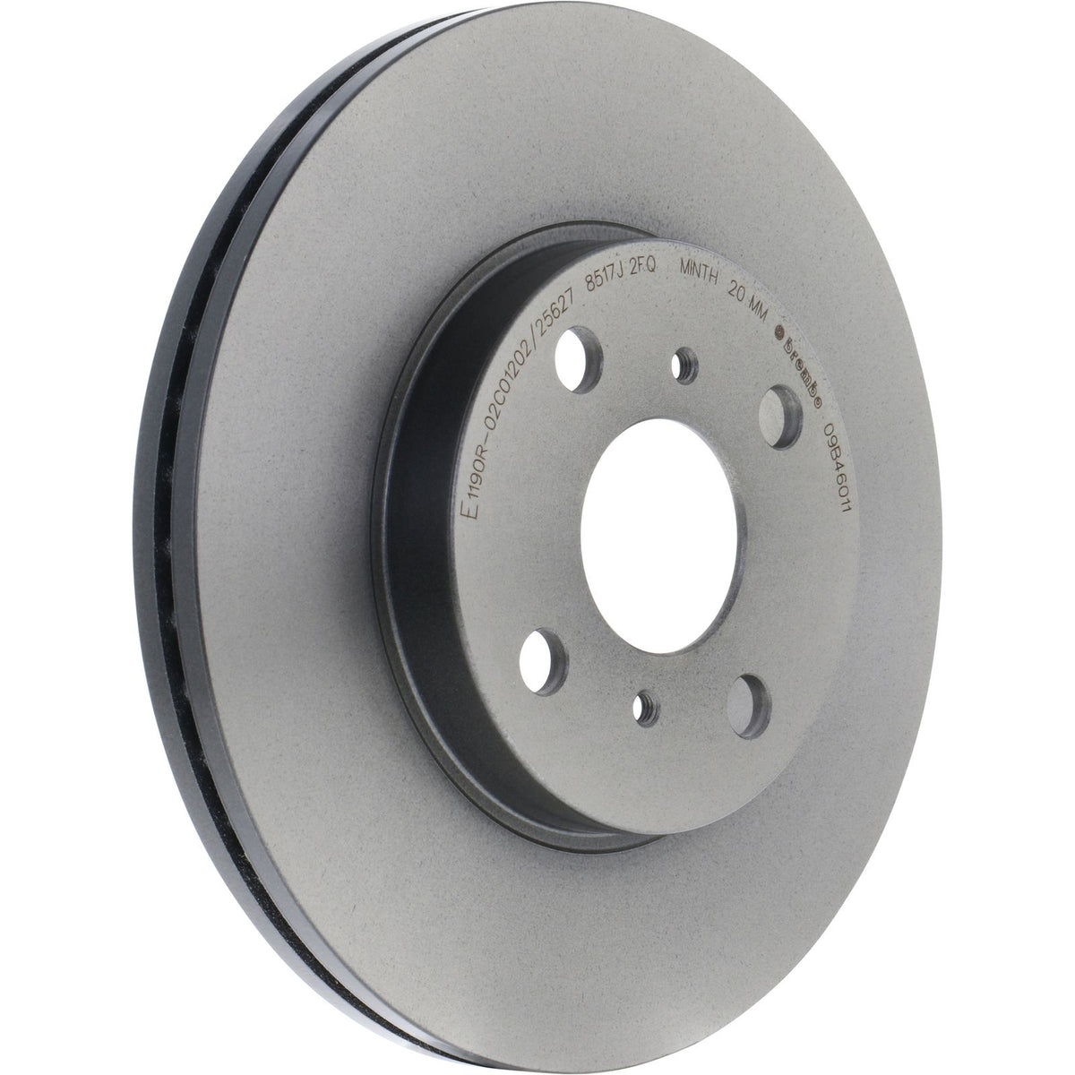 PRIME UV Coated Front Disc Brake Rotor - 09.B460.11_26
