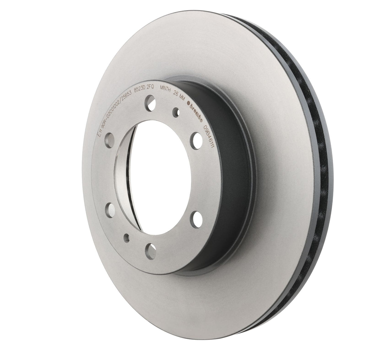 PRIME UV Coated Front Disc Brake Rotor - 09.B461.11_09