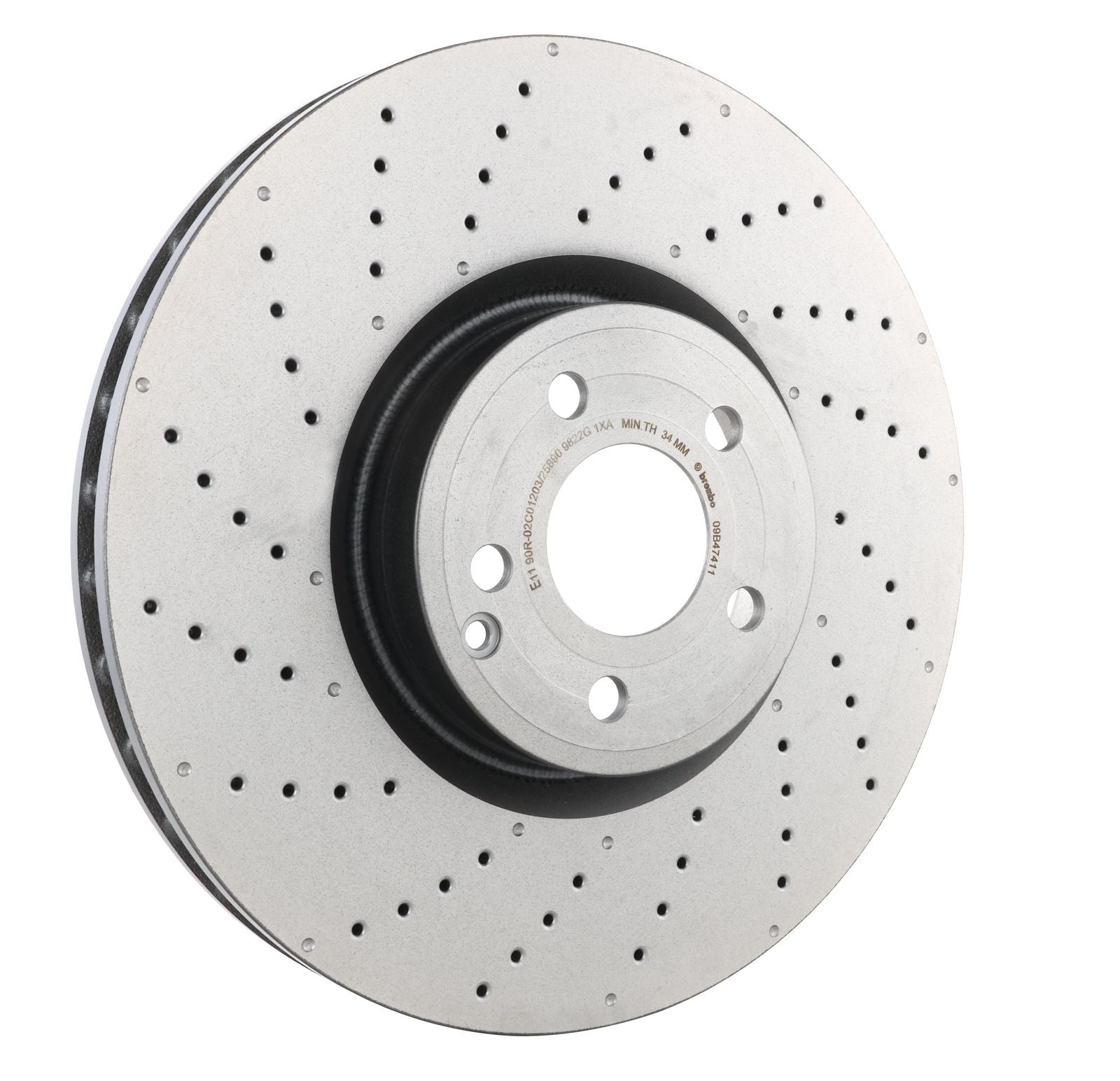 PRIME UV Coated Front Disc Brake Rotor - 09.B474.11_24