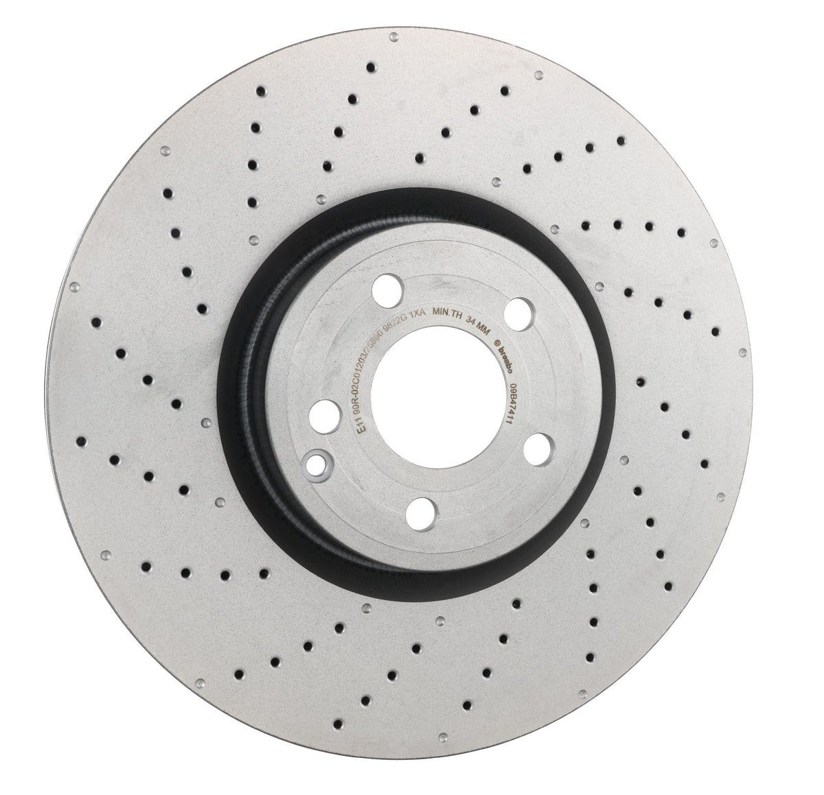 PRIME UV Coated Front Disc Brake Rotor - 09.B474.11_25