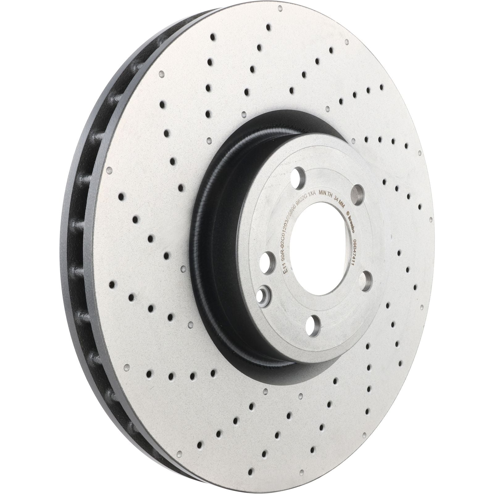 PRIME UV Coated Front Disc Brake Rotor - 09.B474.11_26