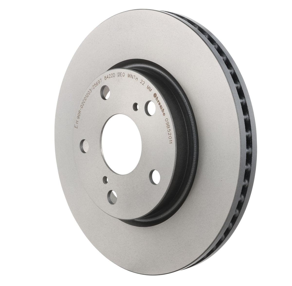 PRIME UV Coated Front Disc Brake Rotor - 09.B520.11_09