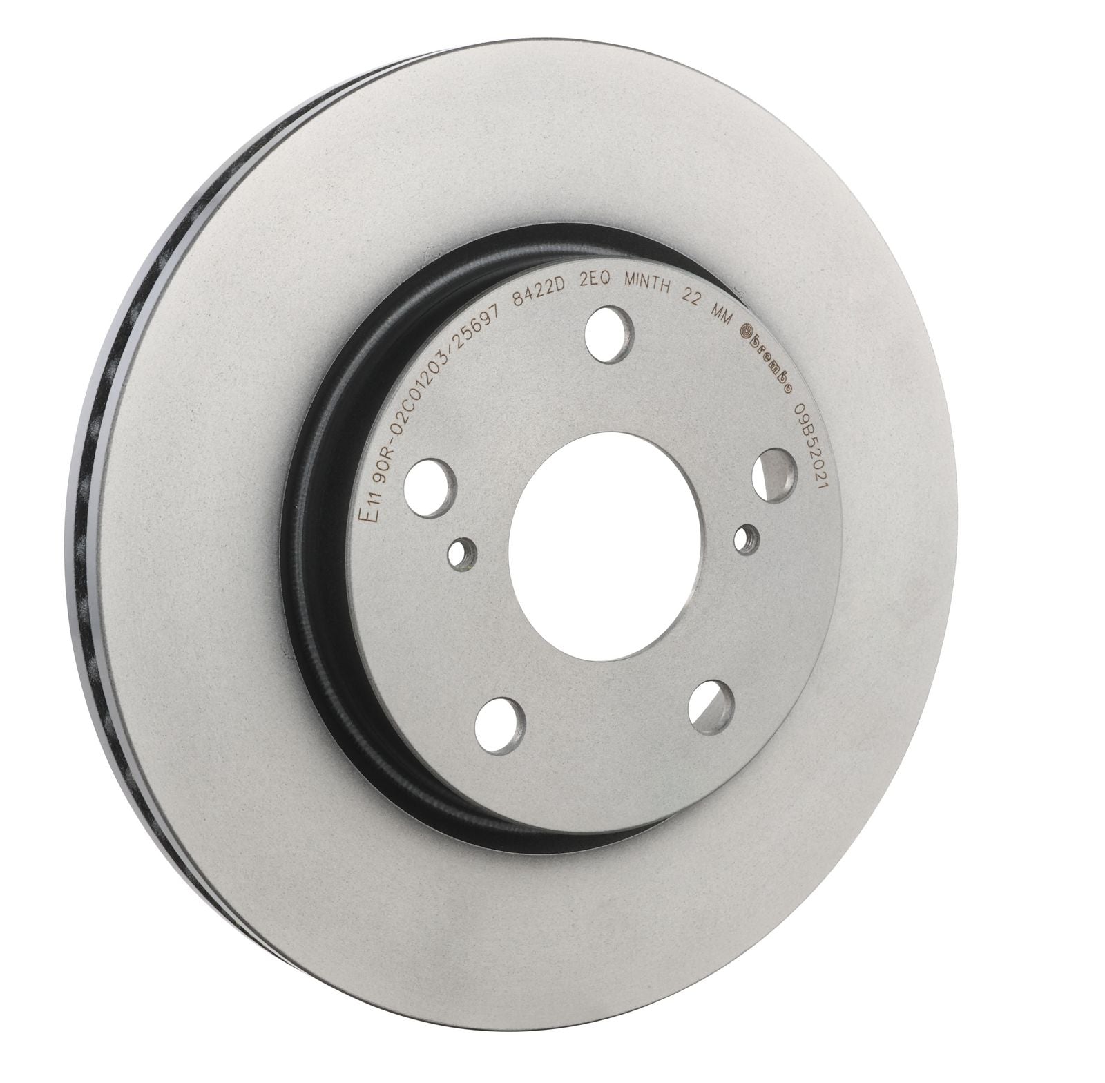 PRIME UV Coated Front Disc Brake Rotor - 09.B520.21_23
