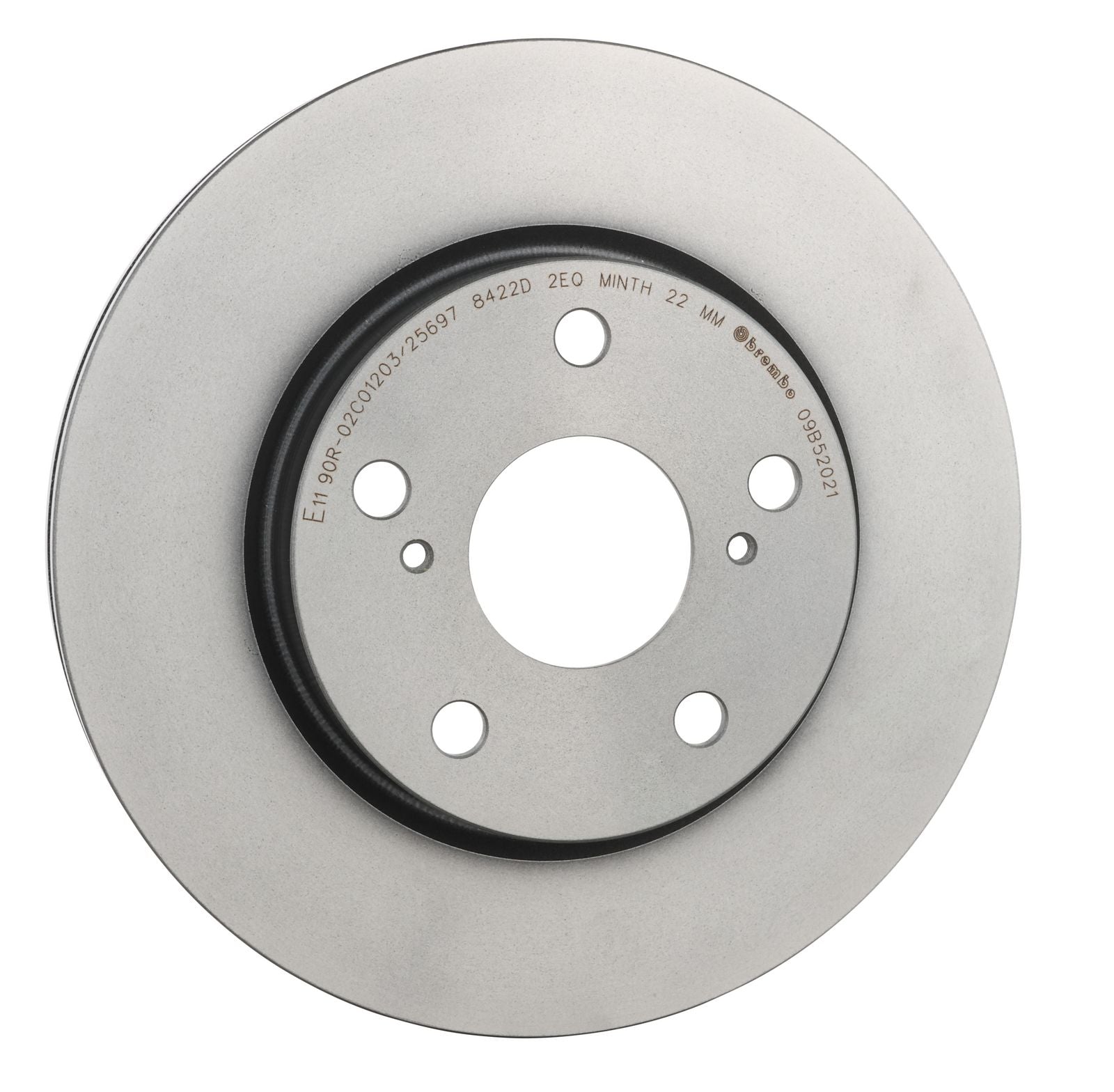 PRIME UV Coated Front Disc Brake Rotor - 09.B520.21_24