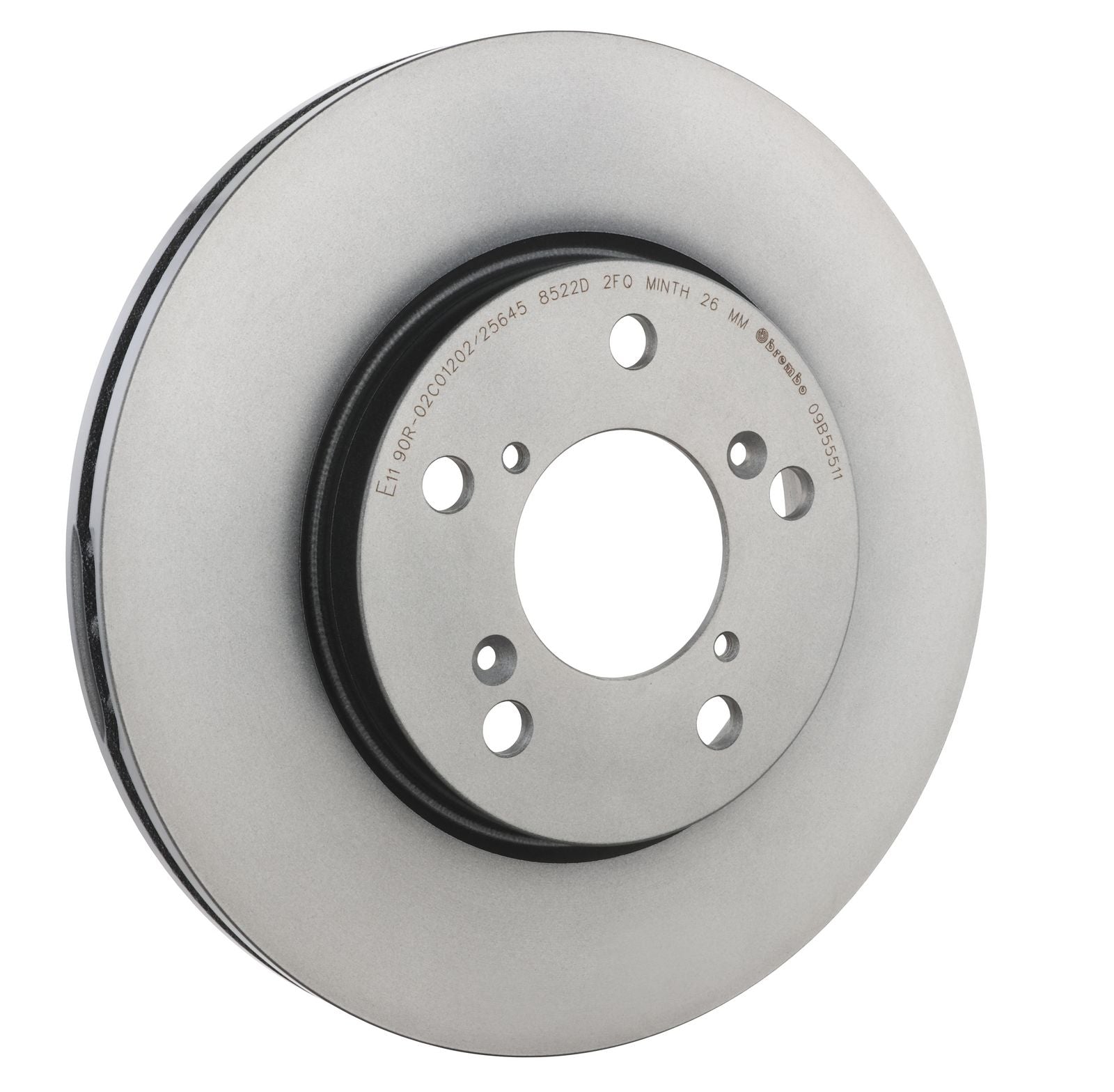 PRIME UV Coated Front Disc Brake Rotor - 09.B555.11_24