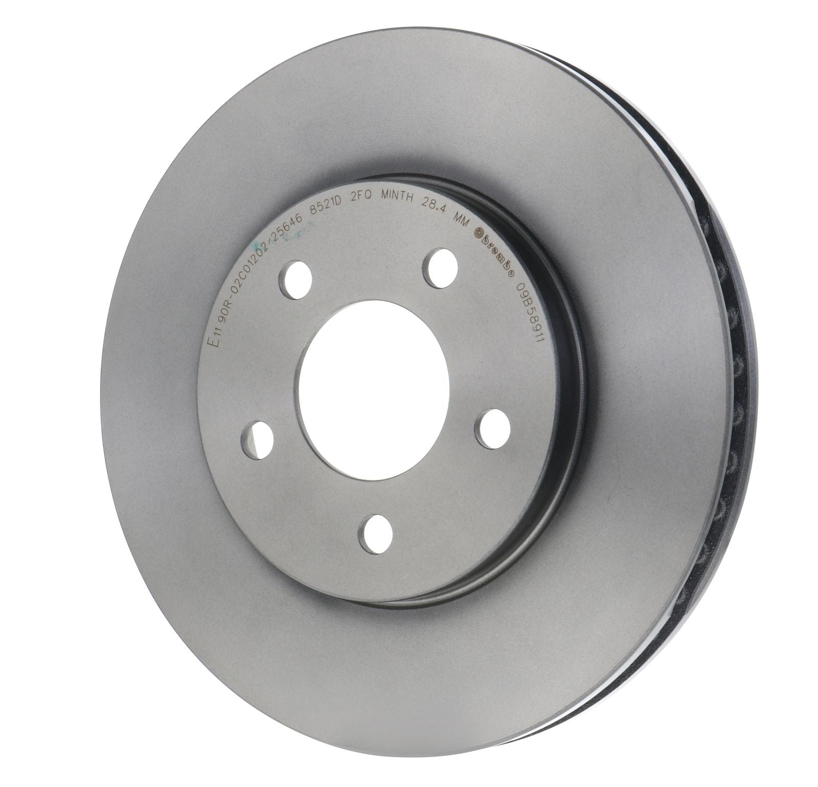 PRIME UV Coated Front Disc Brake Rotor - 09.B589.11_09