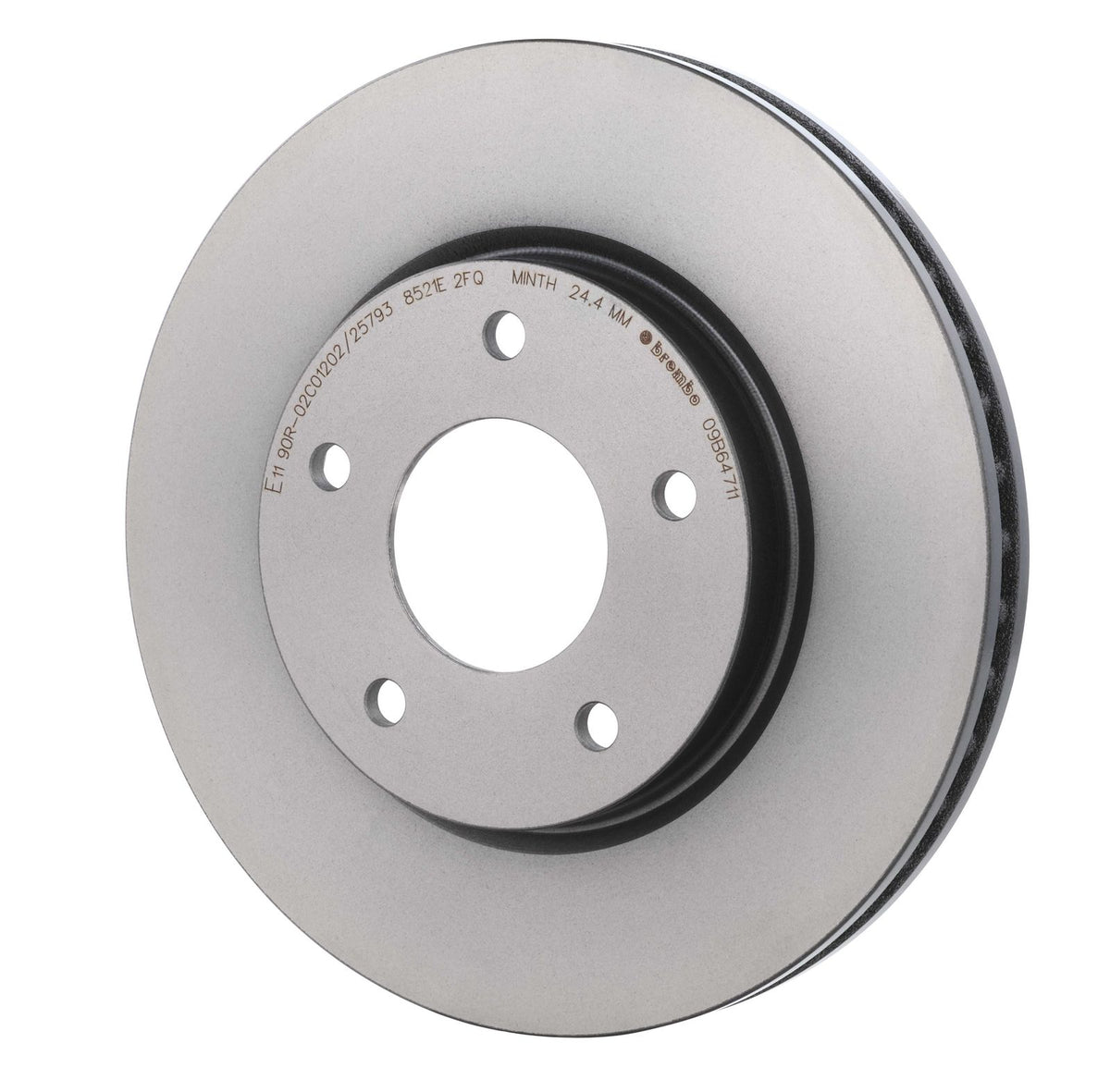 PRIME UV Coated Front Disc Brake Rotor - 09.B647.11_09