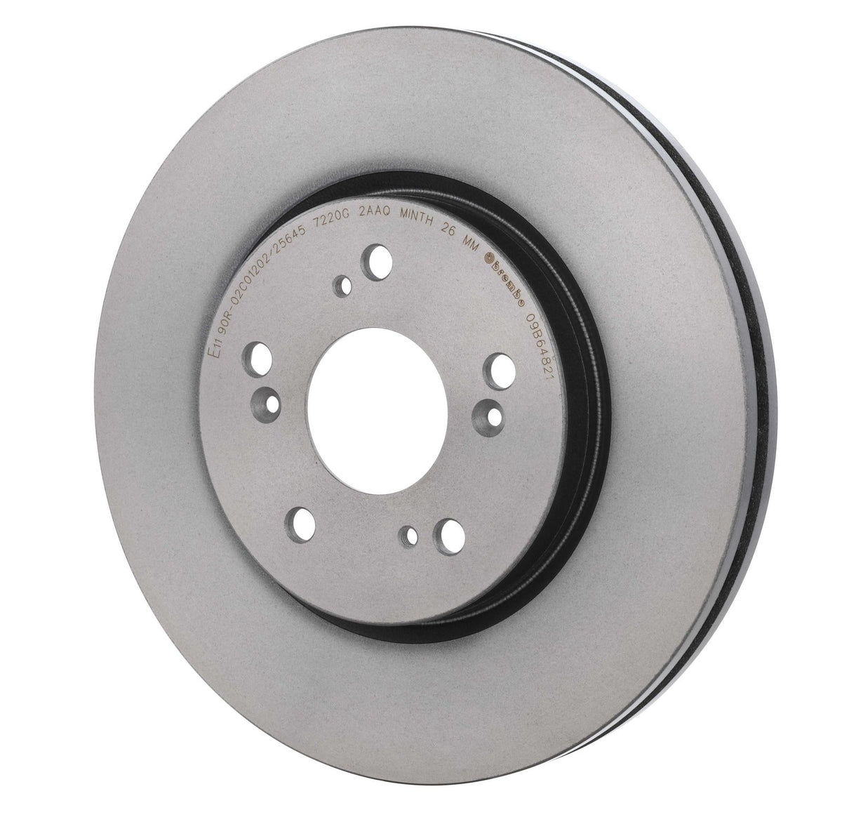 PRIME UV Coated Front Disc Brake Rotor - 09.B648.21_09