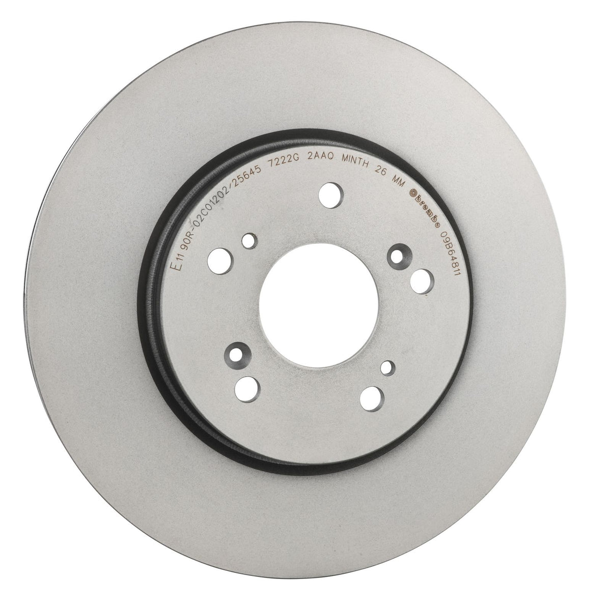PRIME UV Coated Front Disc Brake Rotor - 09.B648.11_30