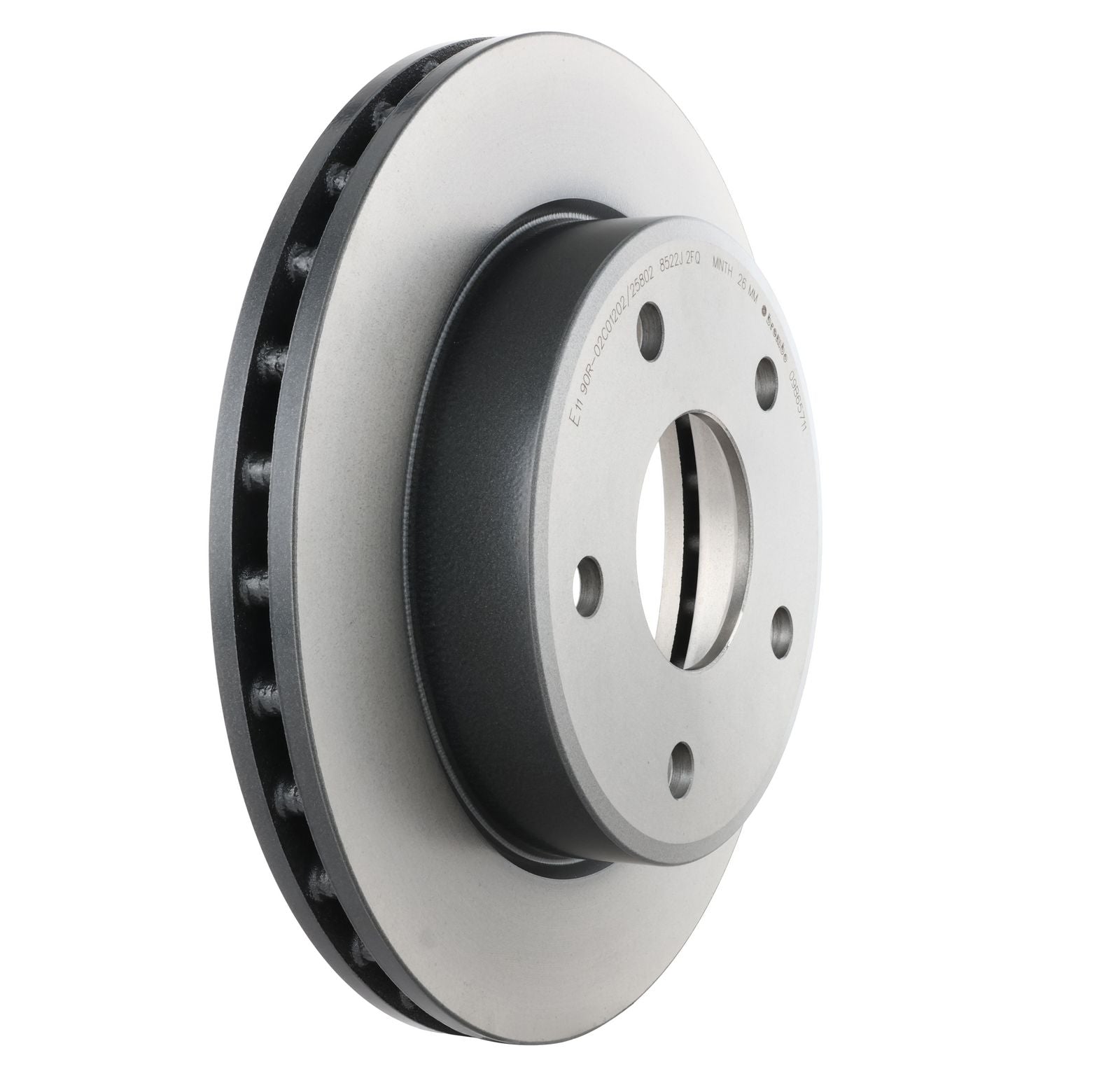 PRIME UV Coated Front Disc Brake Rotor - 09.B657.11_26