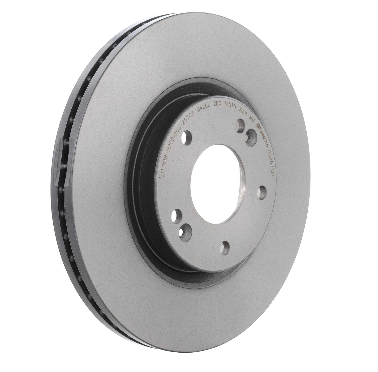 PRIME UV Coated Front Disc Brake Rotor - 09.B671.21_28